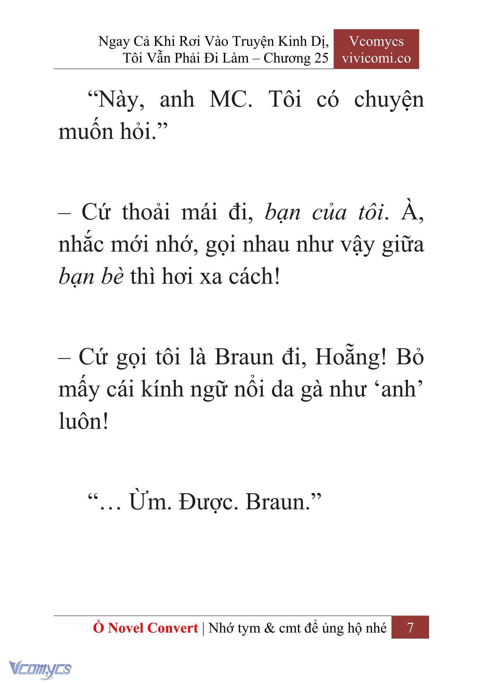 [Novel] Ngay Cả Khi Rơi Vào Truyện Kinh Dị, Tôi Vẫn Phải Đi Làm Chapter 25 - Trang 10