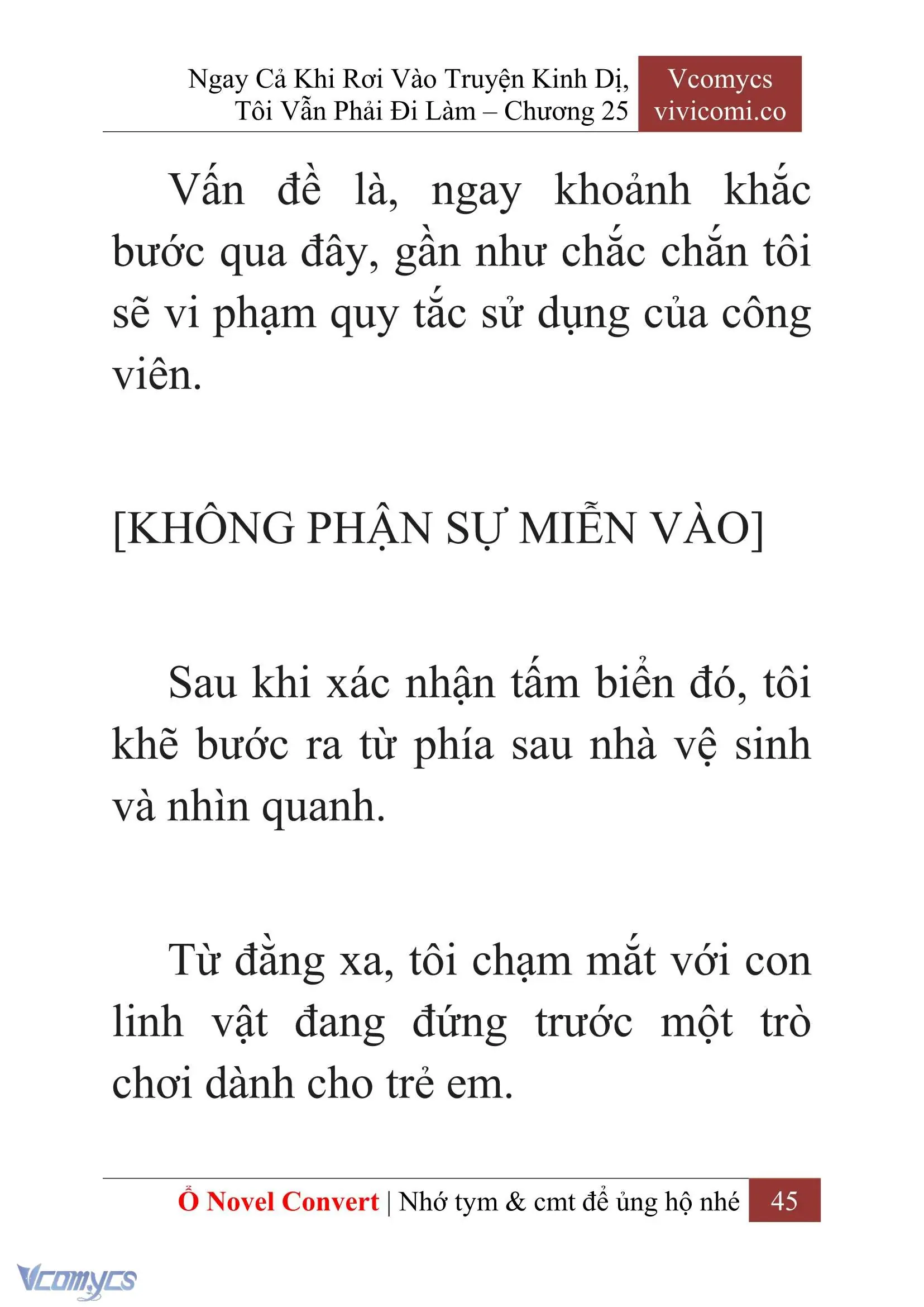 [Novel] Ngay Cả Khi Rơi Vào Truyện Kinh Dị, Tôi Vẫn Phải Đi Làm Chapter 25 - Trang 48