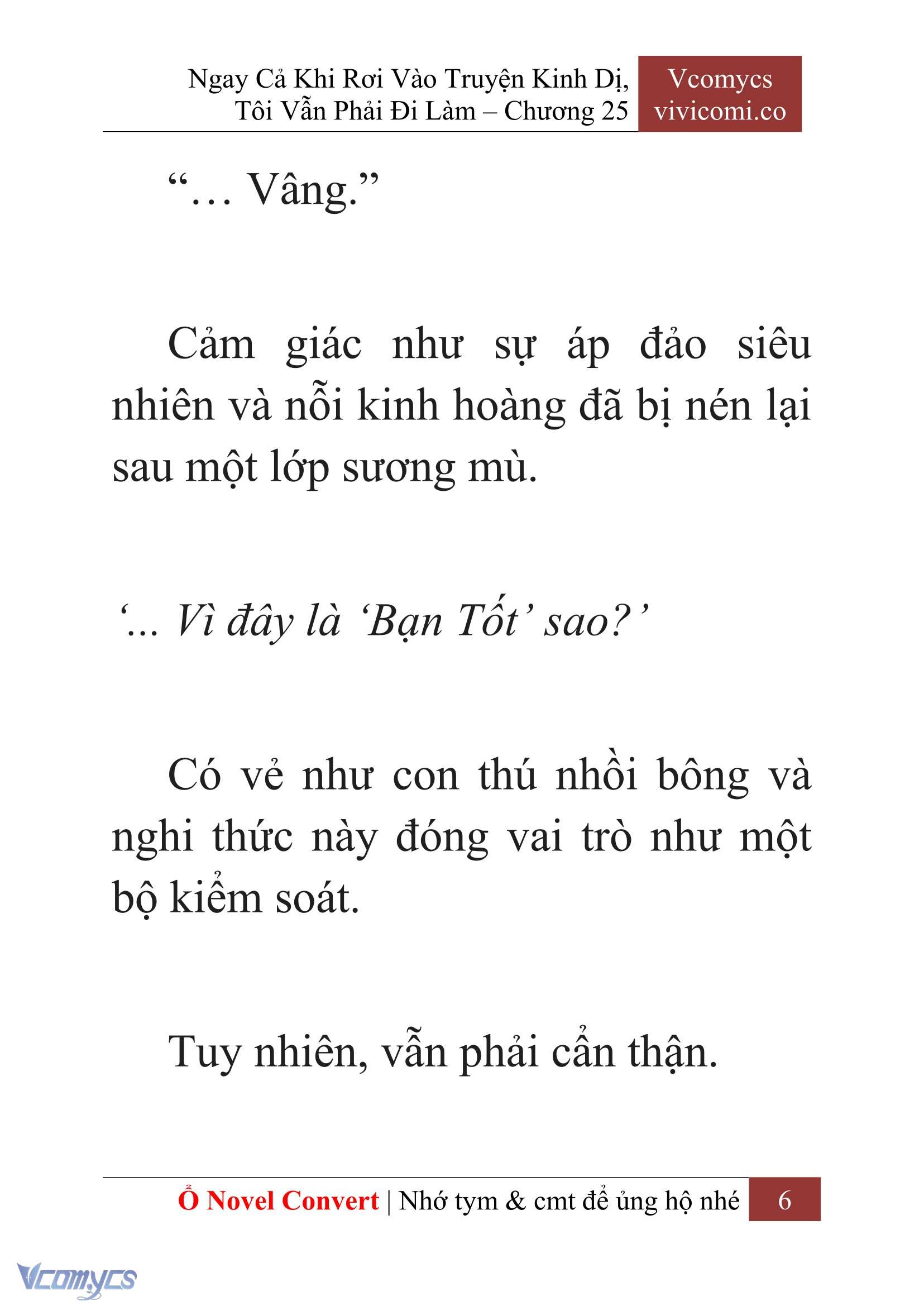 [Novel] Ngay Cả Khi Rơi Vào Truyện Kinh Dị, Tôi Vẫn Phải Đi Làm Chapter 25 - Trang 9
