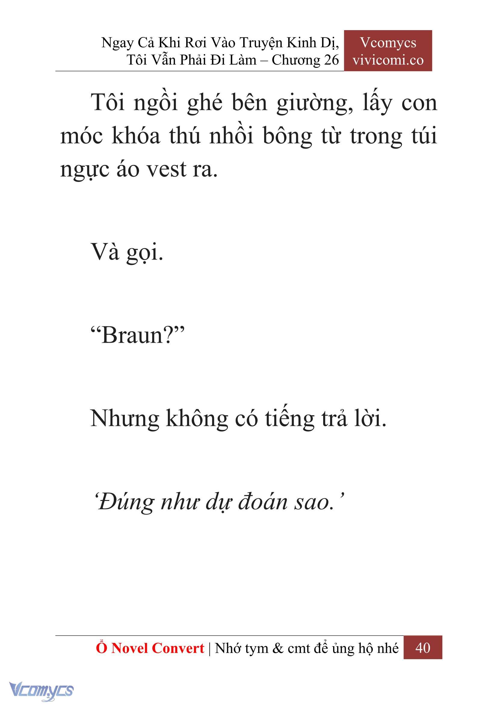 [Novel] Ngay Cả Khi Rơi Vào Truyện Kinh Dị, Tôi Vẫn Phải Đi Làm Chapter 26 - Trang 43