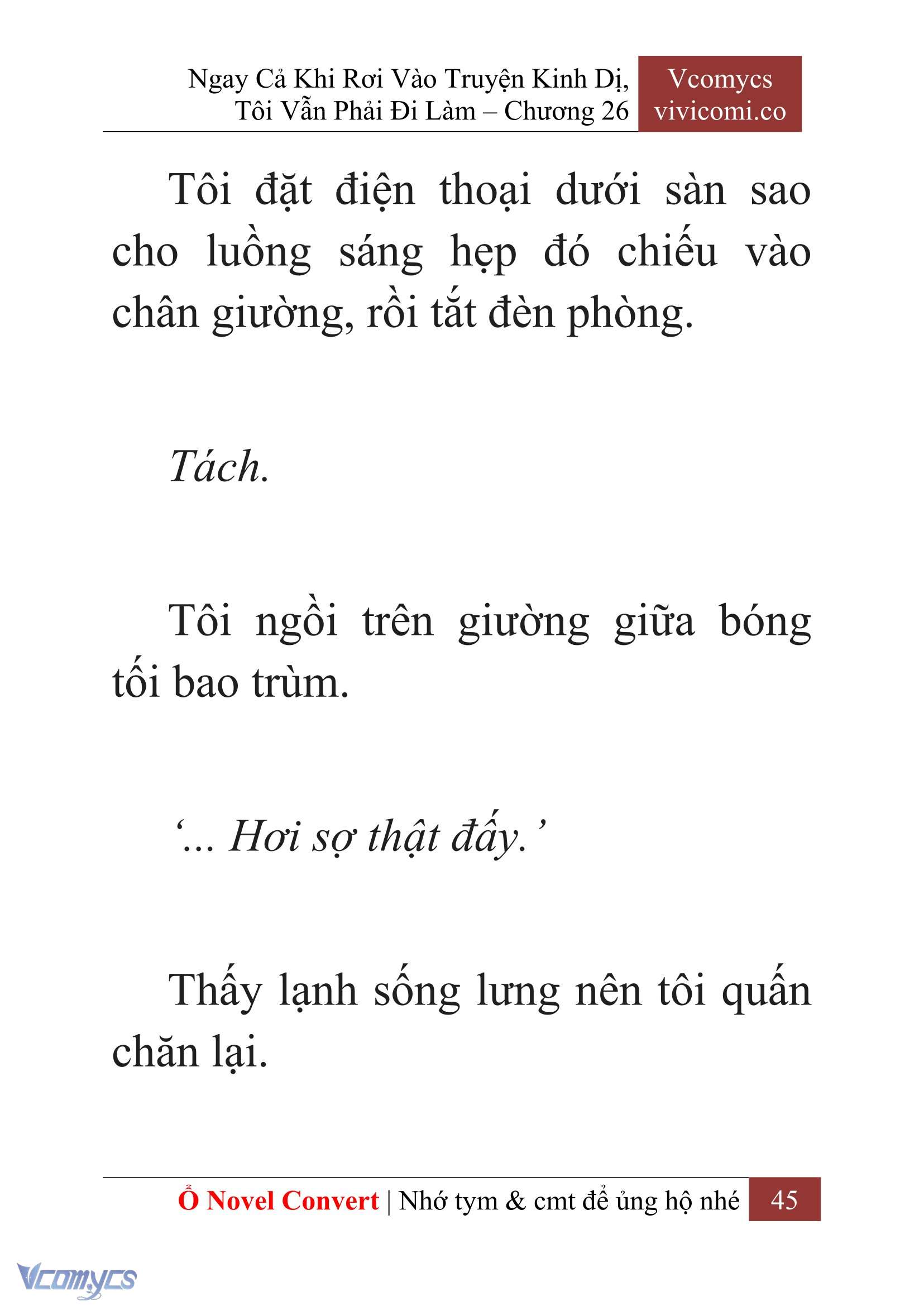 [Novel] Ngay Cả Khi Rơi Vào Truyện Kinh Dị, Tôi Vẫn Phải Đi Làm Chapter 26 - Trang 48