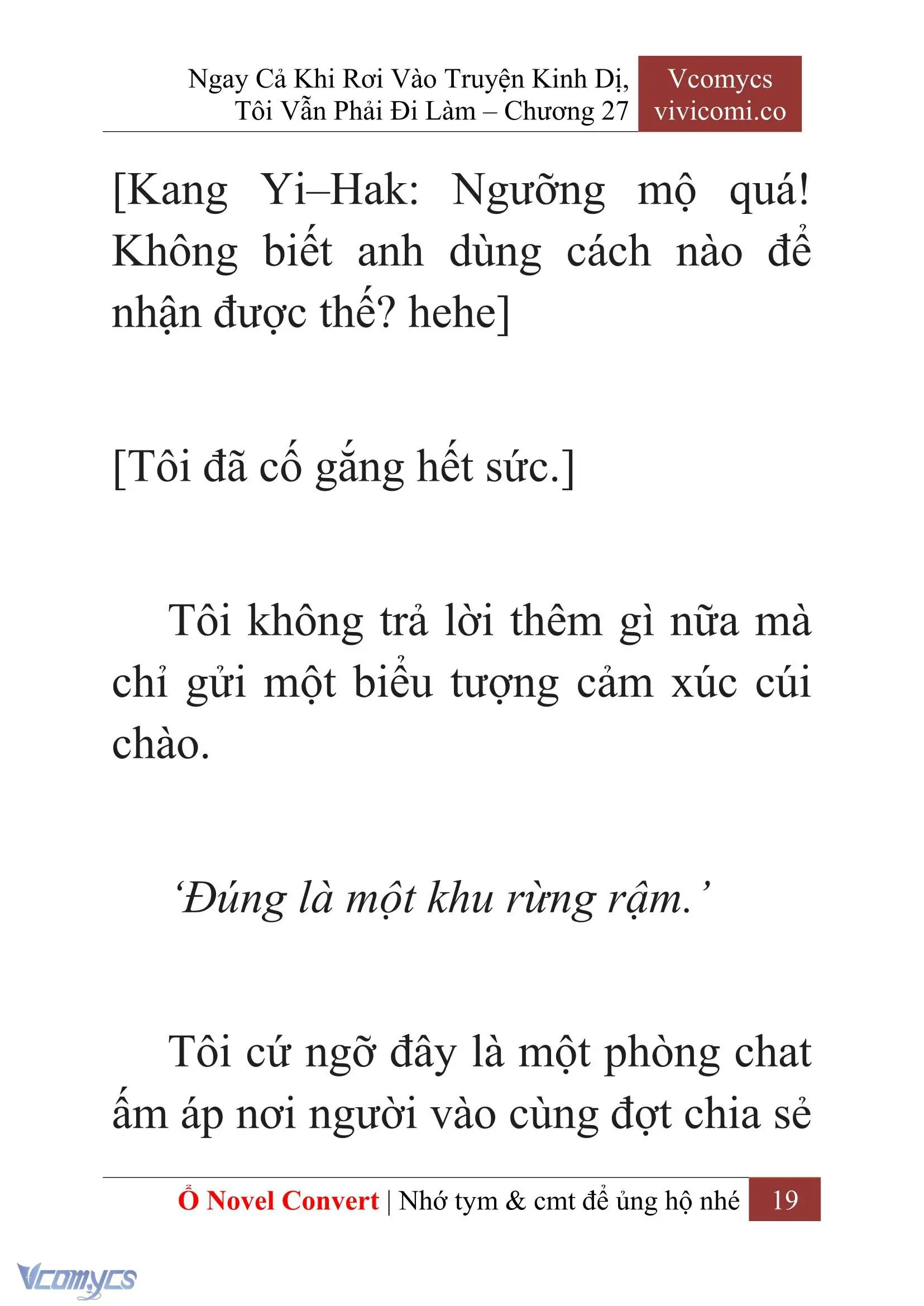 [Novel] Ngay Cả Khi Rơi Vào Truyện Kinh Dị, Tôi Vẫn Phải Đi Làm Chapter 27 - Trang 22