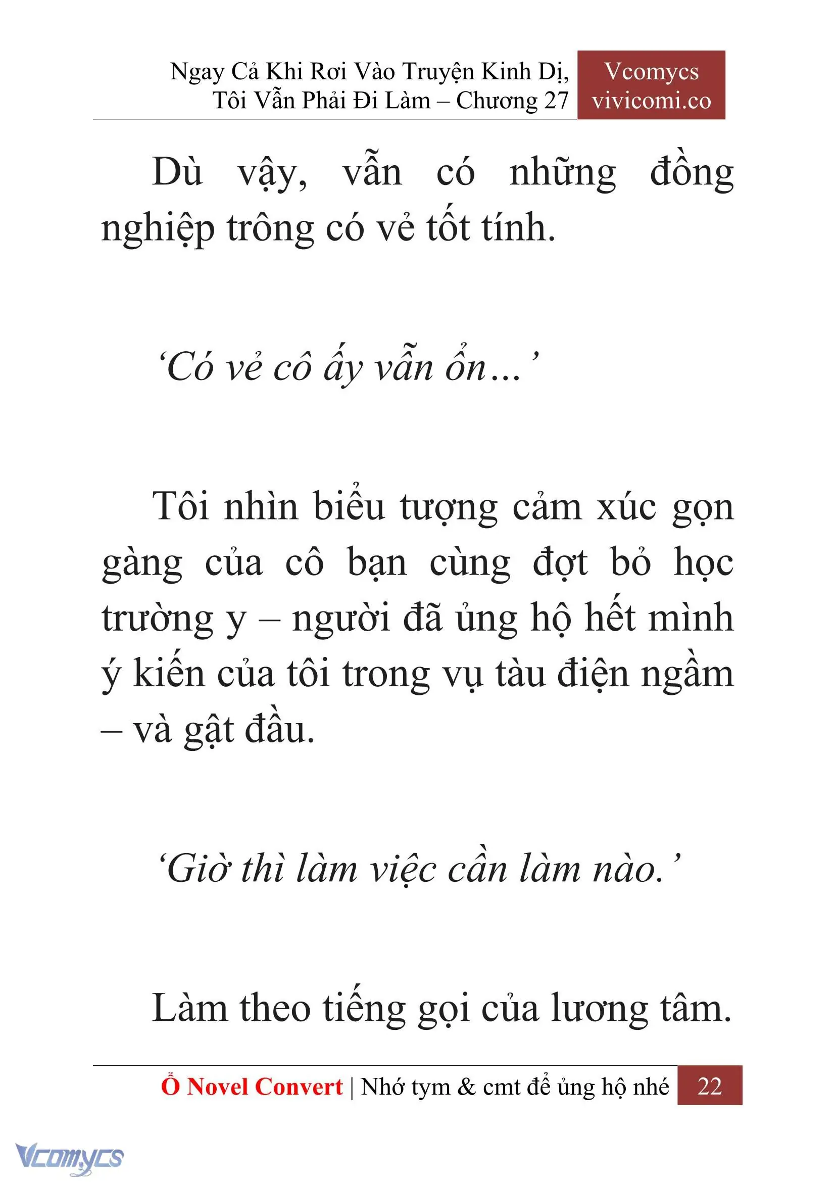[Novel] Ngay Cả Khi Rơi Vào Truyện Kinh Dị, Tôi Vẫn Phải Đi Làm Chapter 27 - Trang 25