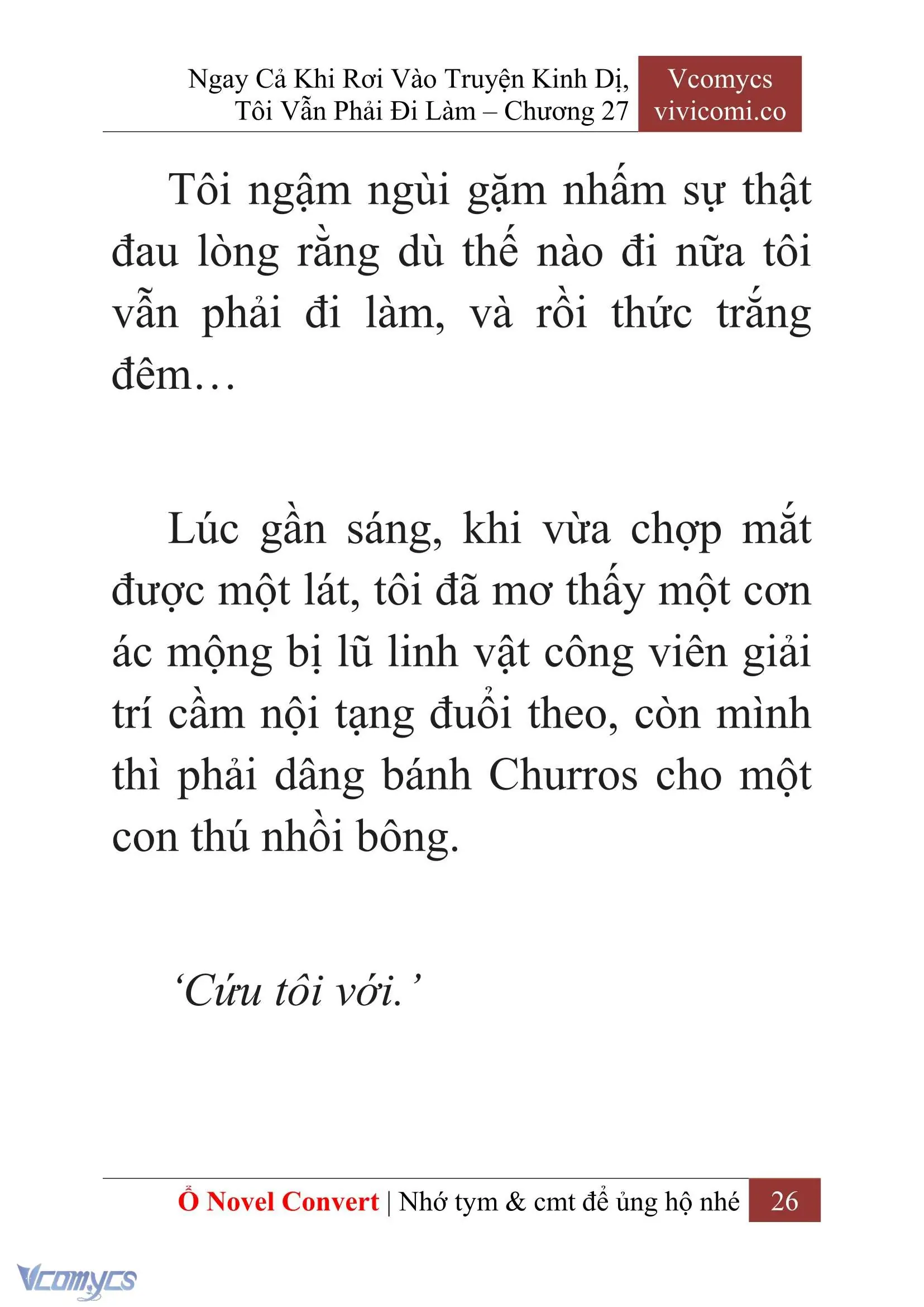[Novel] Ngay Cả Khi Rơi Vào Truyện Kinh Dị, Tôi Vẫn Phải Đi Làm Chapter 27 - Trang 29