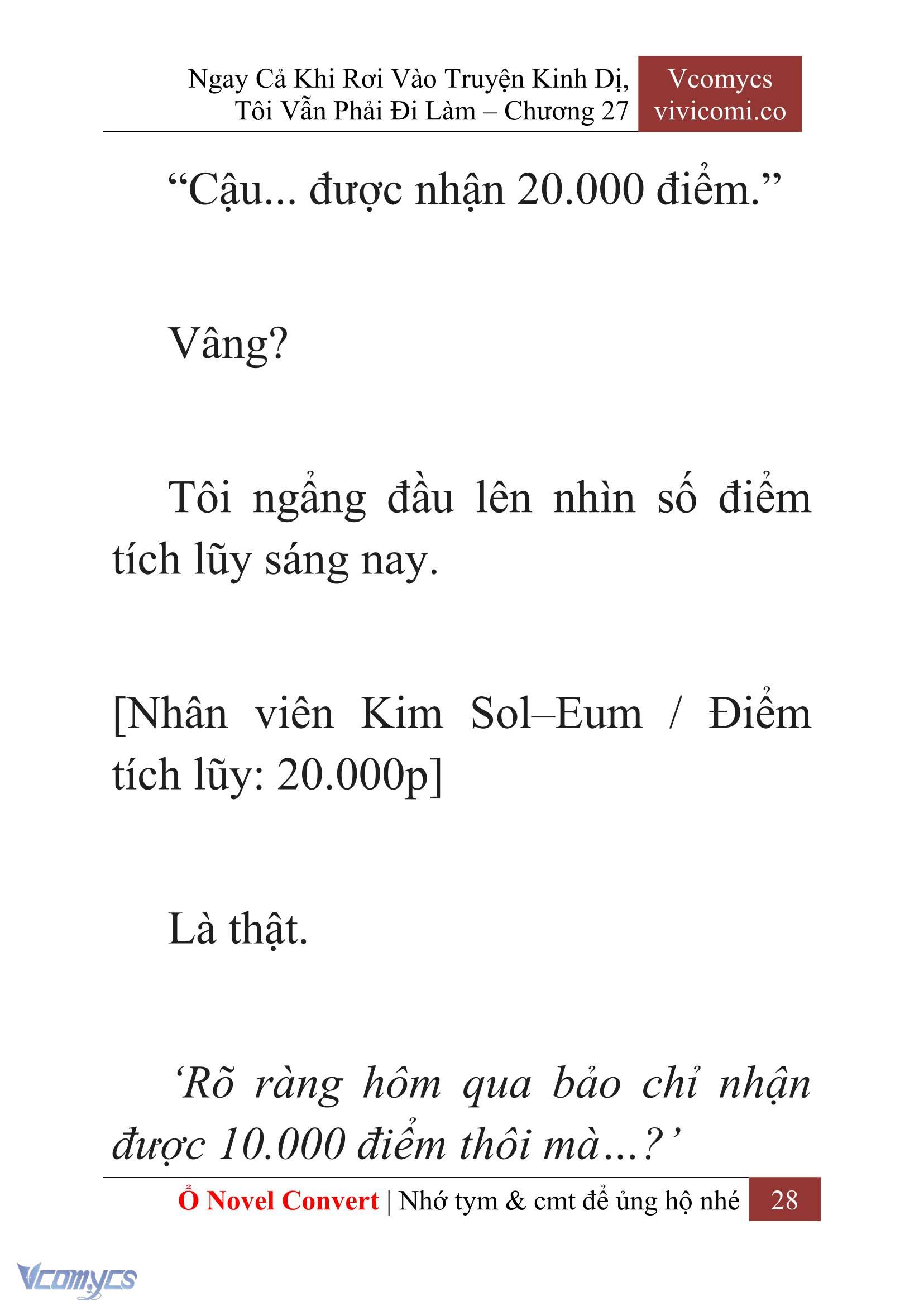 [Novel] Ngay Cả Khi Rơi Vào Truyện Kinh Dị, Tôi Vẫn Phải Đi Làm Chapter 27 - Trang 31