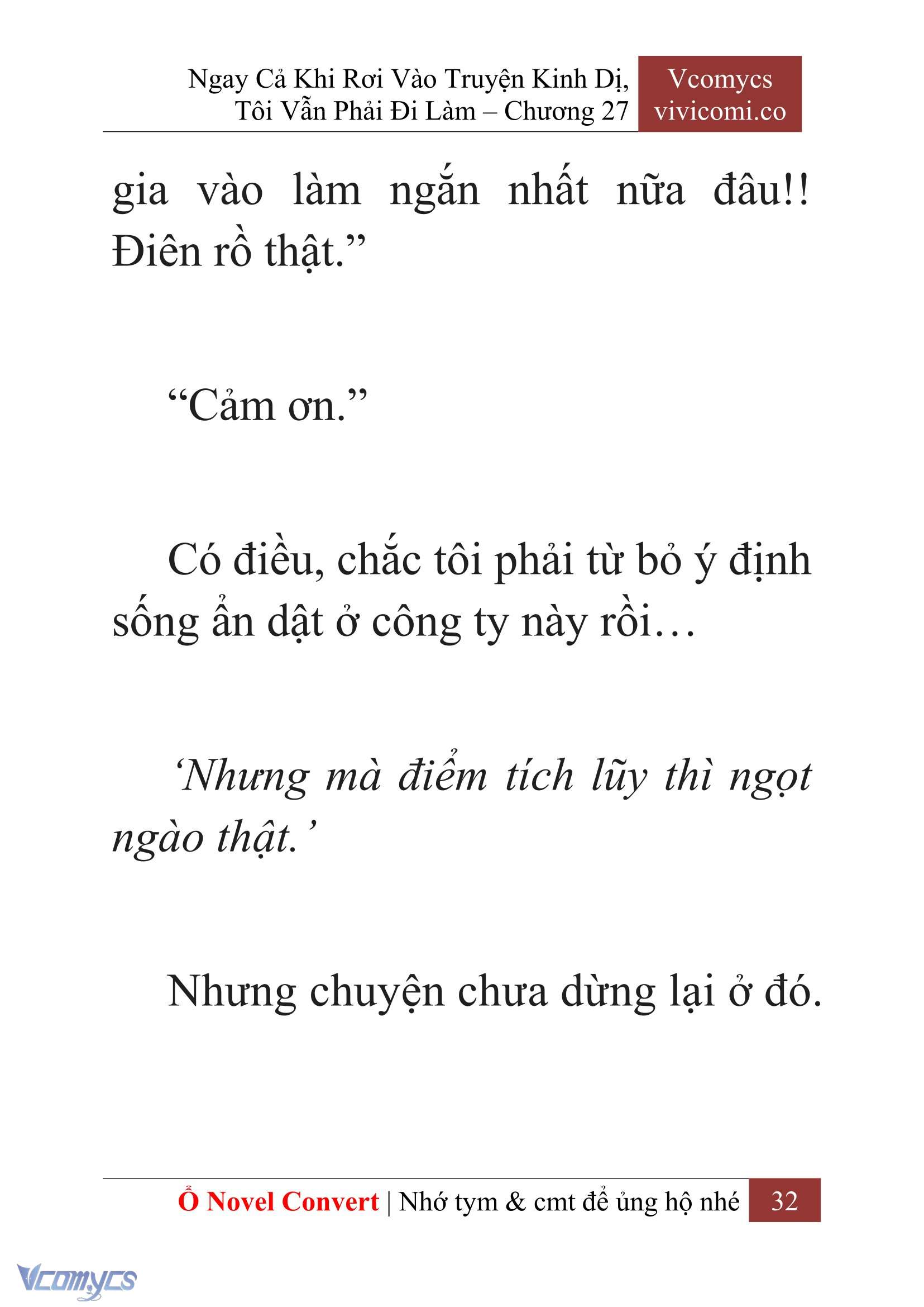 [Novel] Ngay Cả Khi Rơi Vào Truyện Kinh Dị, Tôi Vẫn Phải Đi Làm Chapter 27 - Trang 35