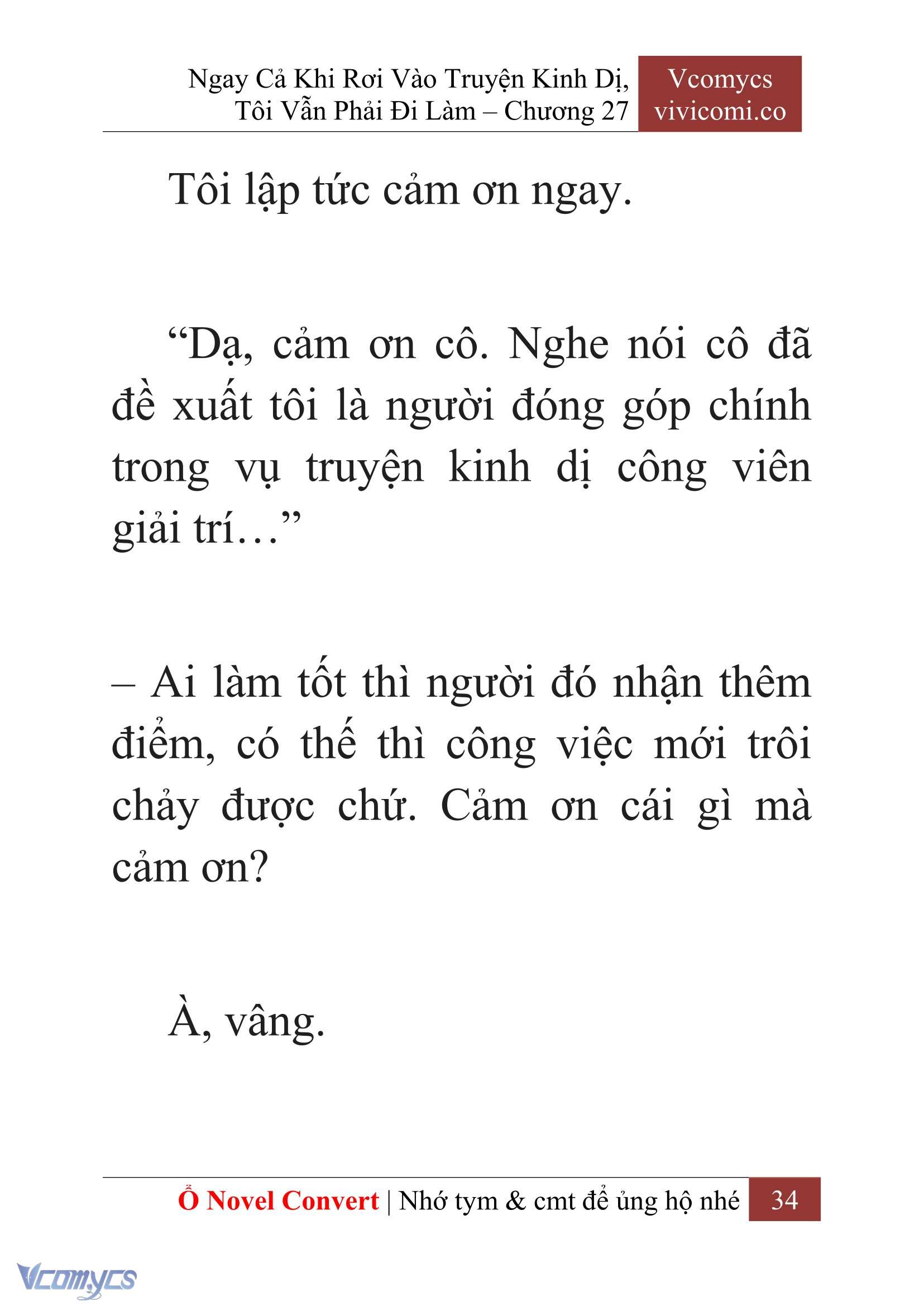 [Novel] Ngay Cả Khi Rơi Vào Truyện Kinh Dị, Tôi Vẫn Phải Đi Làm Chapter 27 - Trang 37