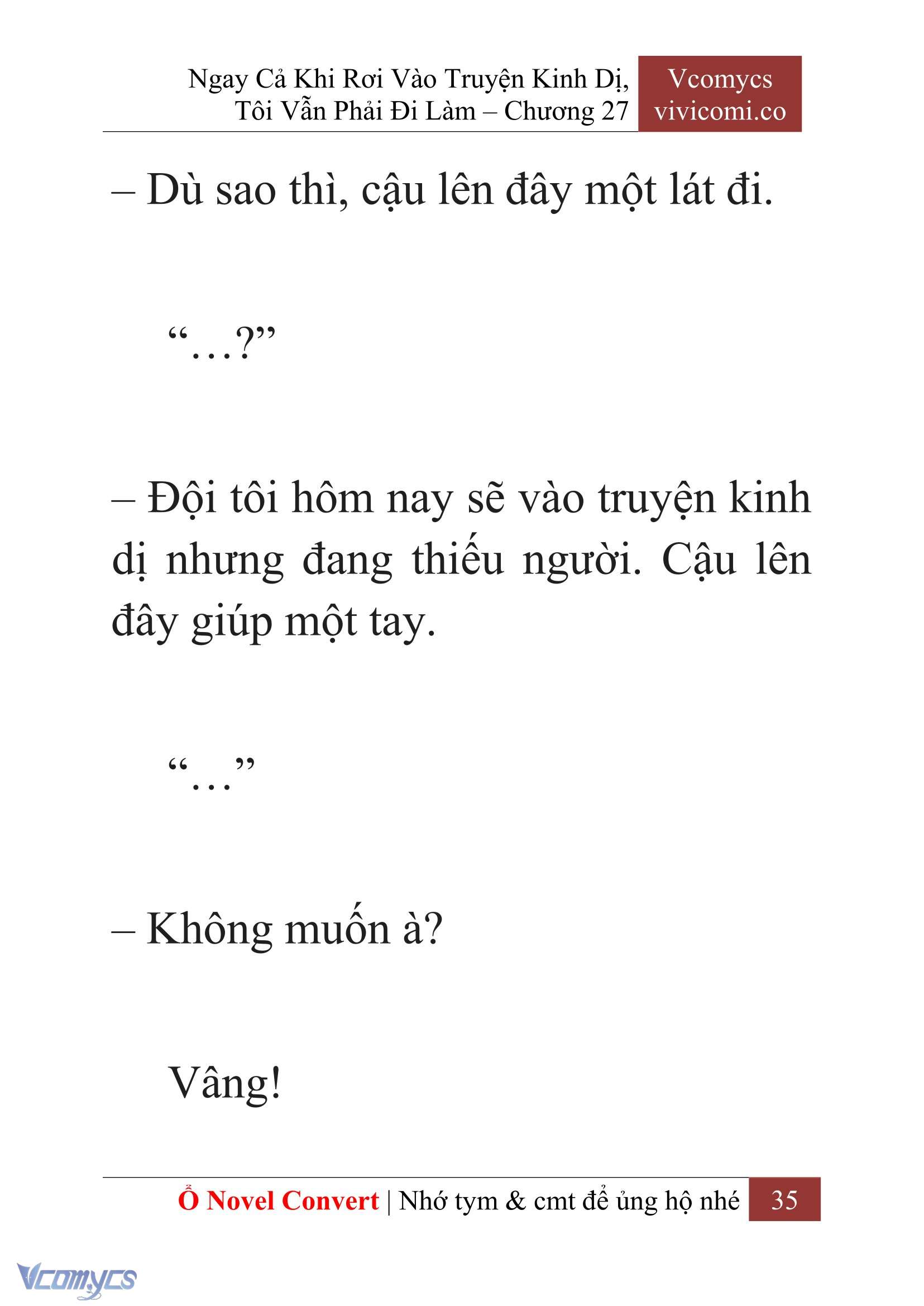 [Novel] Ngay Cả Khi Rơi Vào Truyện Kinh Dị, Tôi Vẫn Phải Đi Làm Chapter 27 - Trang 38