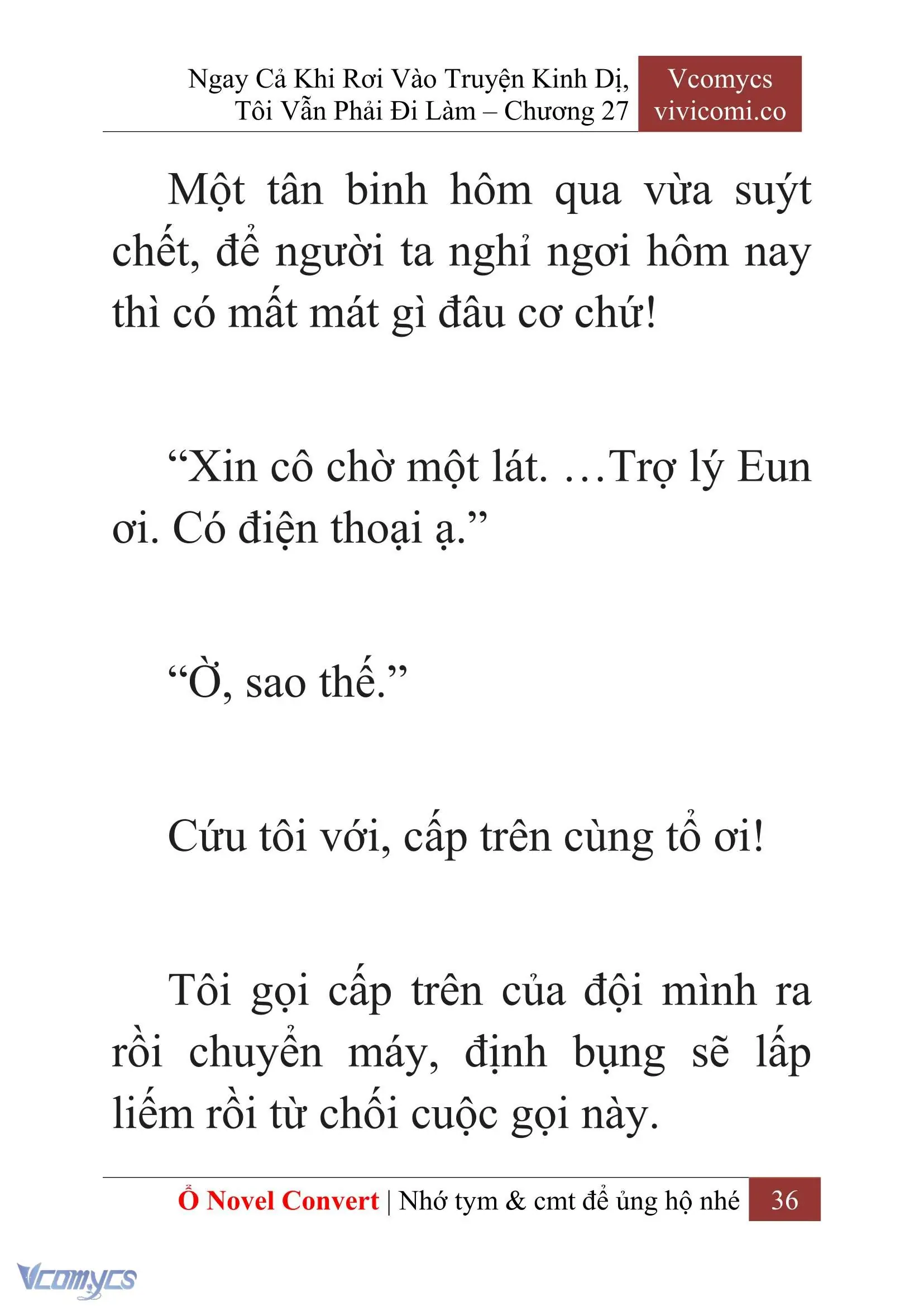 [Novel] Ngay Cả Khi Rơi Vào Truyện Kinh Dị, Tôi Vẫn Phải Đi Làm Chapter 27 - Trang 39