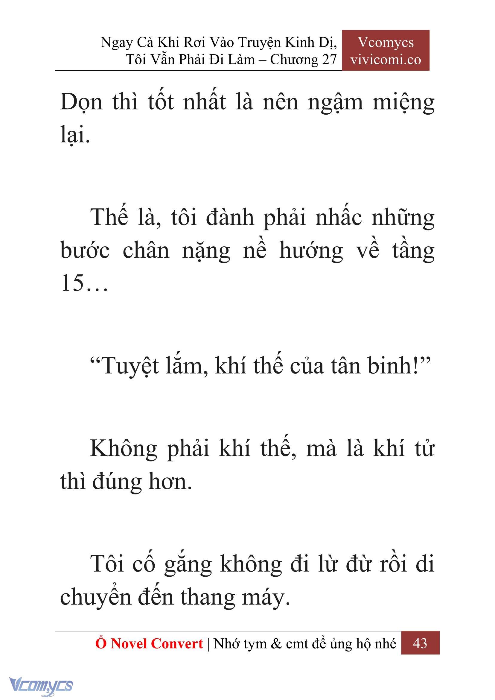 [Novel] Ngay Cả Khi Rơi Vào Truyện Kinh Dị, Tôi Vẫn Phải Đi Làm Chapter 27 - Trang 46