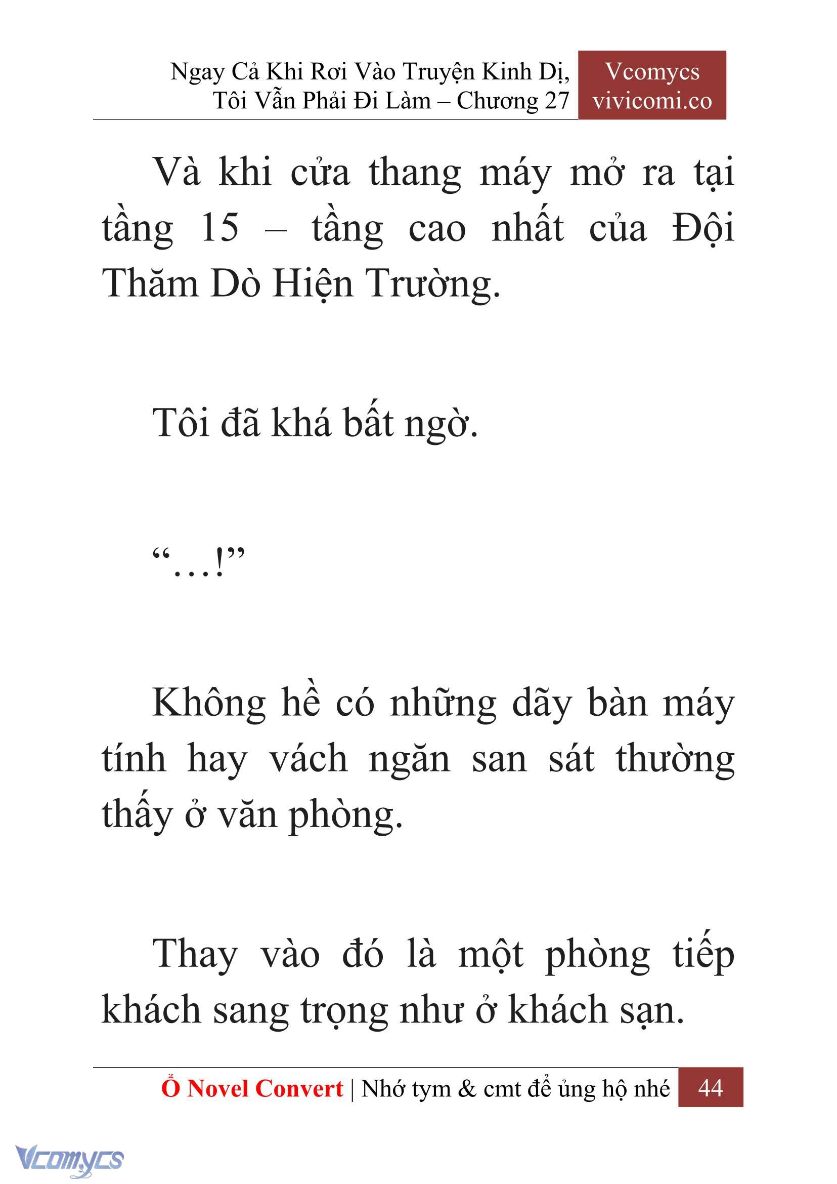 [Novel] Ngay Cả Khi Rơi Vào Truyện Kinh Dị, Tôi Vẫn Phải Đi Làm Chapter 27 - Trang 47