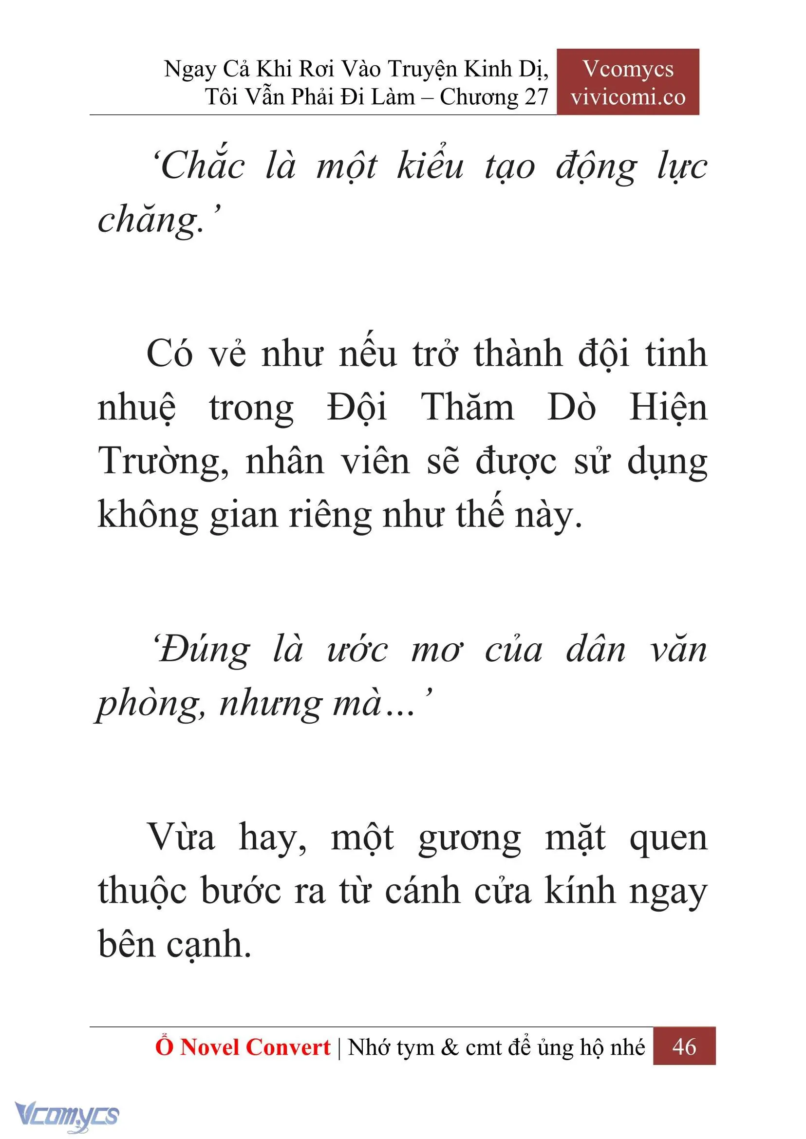 [Novel] Ngay Cả Khi Rơi Vào Truyện Kinh Dị, Tôi Vẫn Phải Đi Làm Chapter 27 - Trang 49