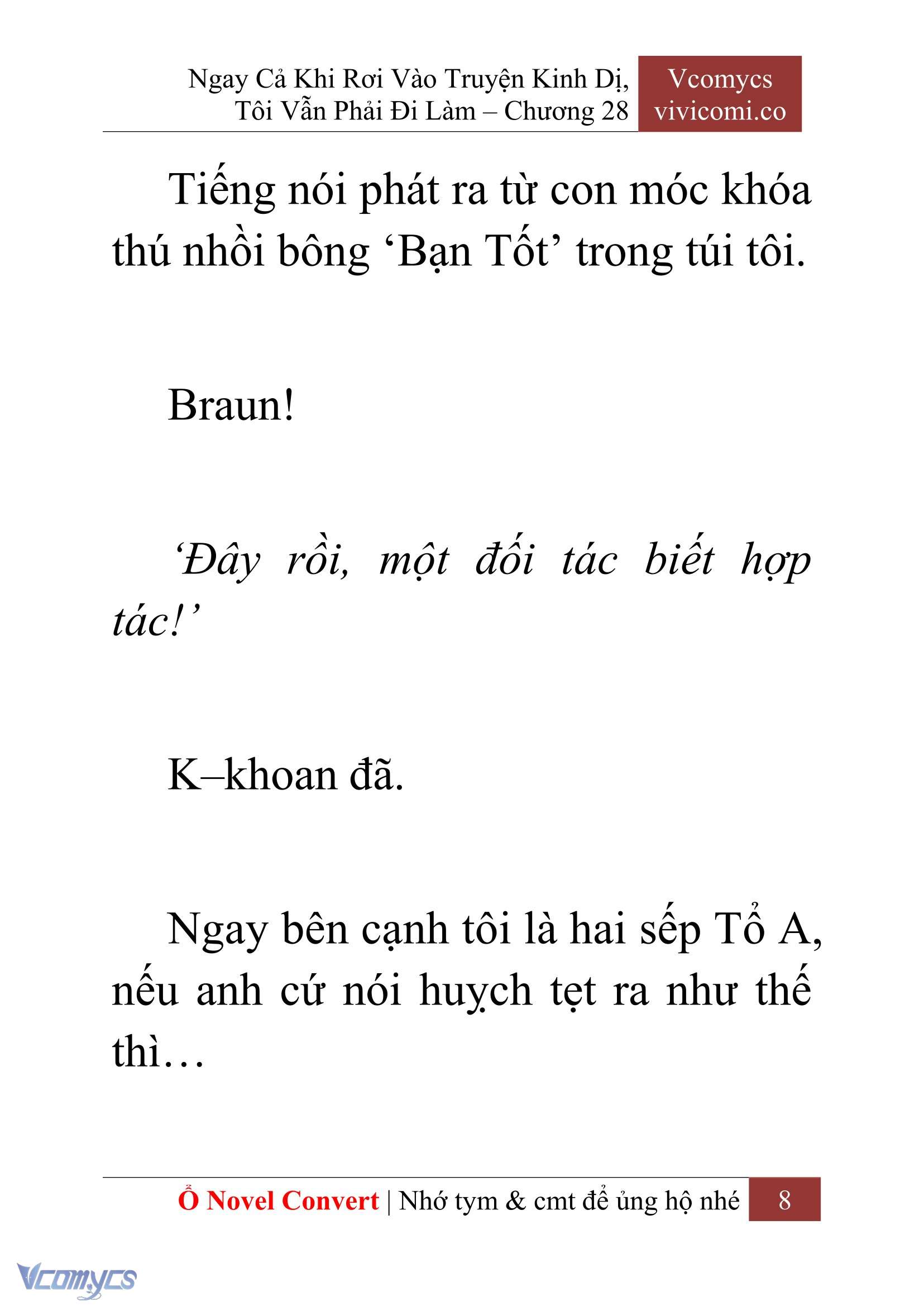 [Novel] Ngay Cả Khi Rơi Vào Truyện Kinh Dị, Tôi Vẫn Phải Đi Làm Chapter 28 - Trang 11