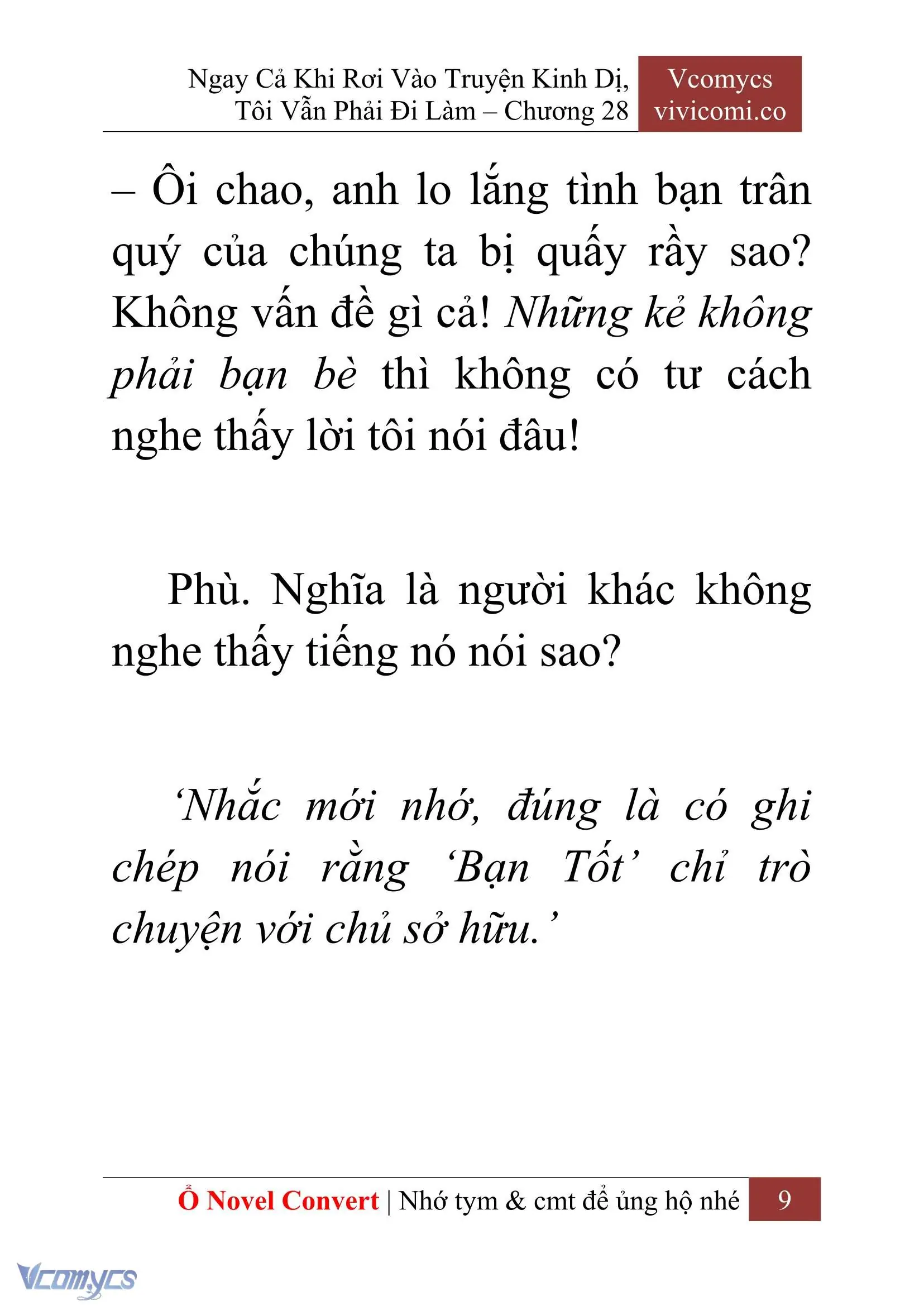 [Novel] Ngay Cả Khi Rơi Vào Truyện Kinh Dị, Tôi Vẫn Phải Đi Làm Chapter 28 - Trang 12