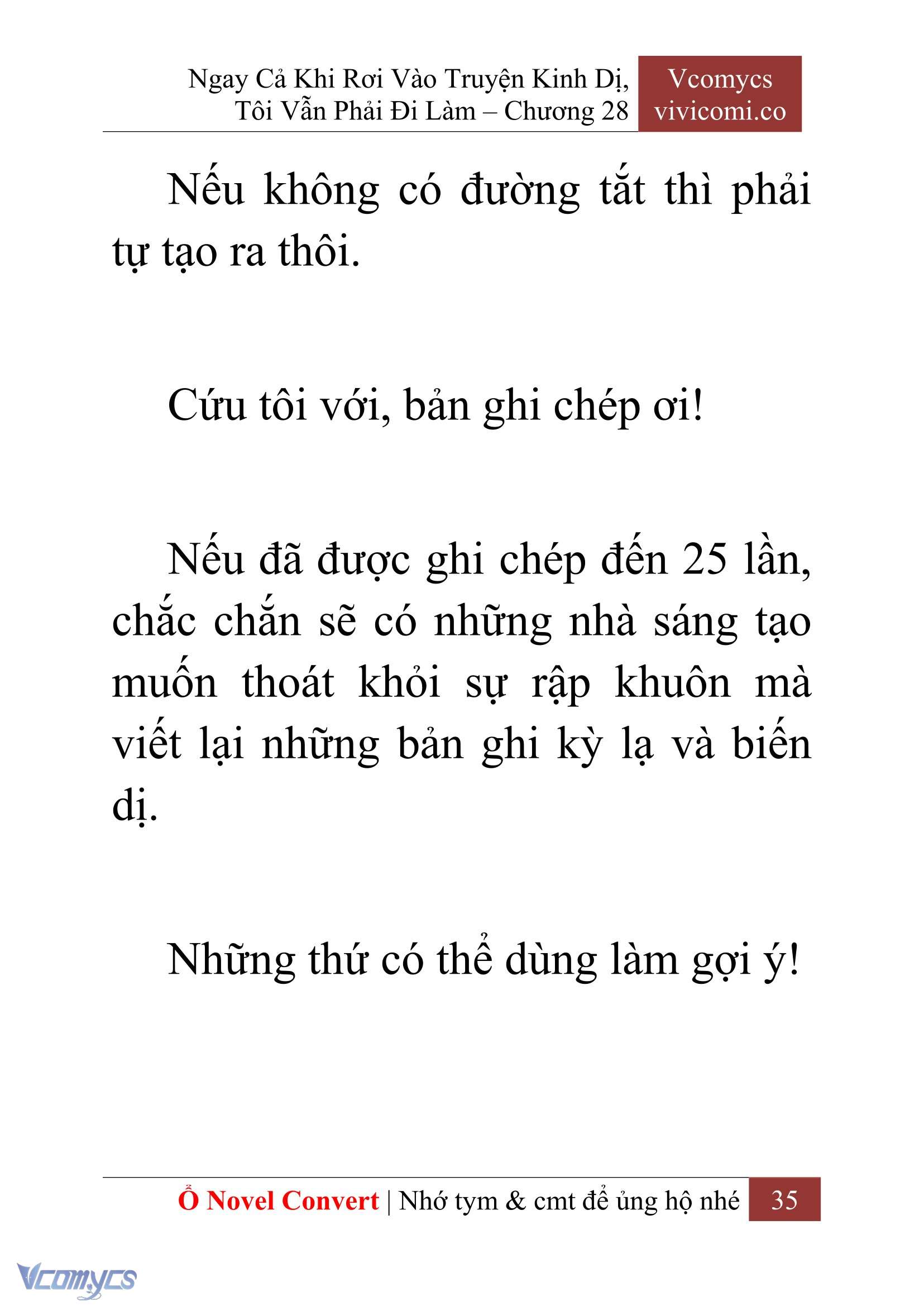 [Novel] Ngay Cả Khi Rơi Vào Truyện Kinh Dị, Tôi Vẫn Phải Đi Làm Chapter 28 - Trang 38