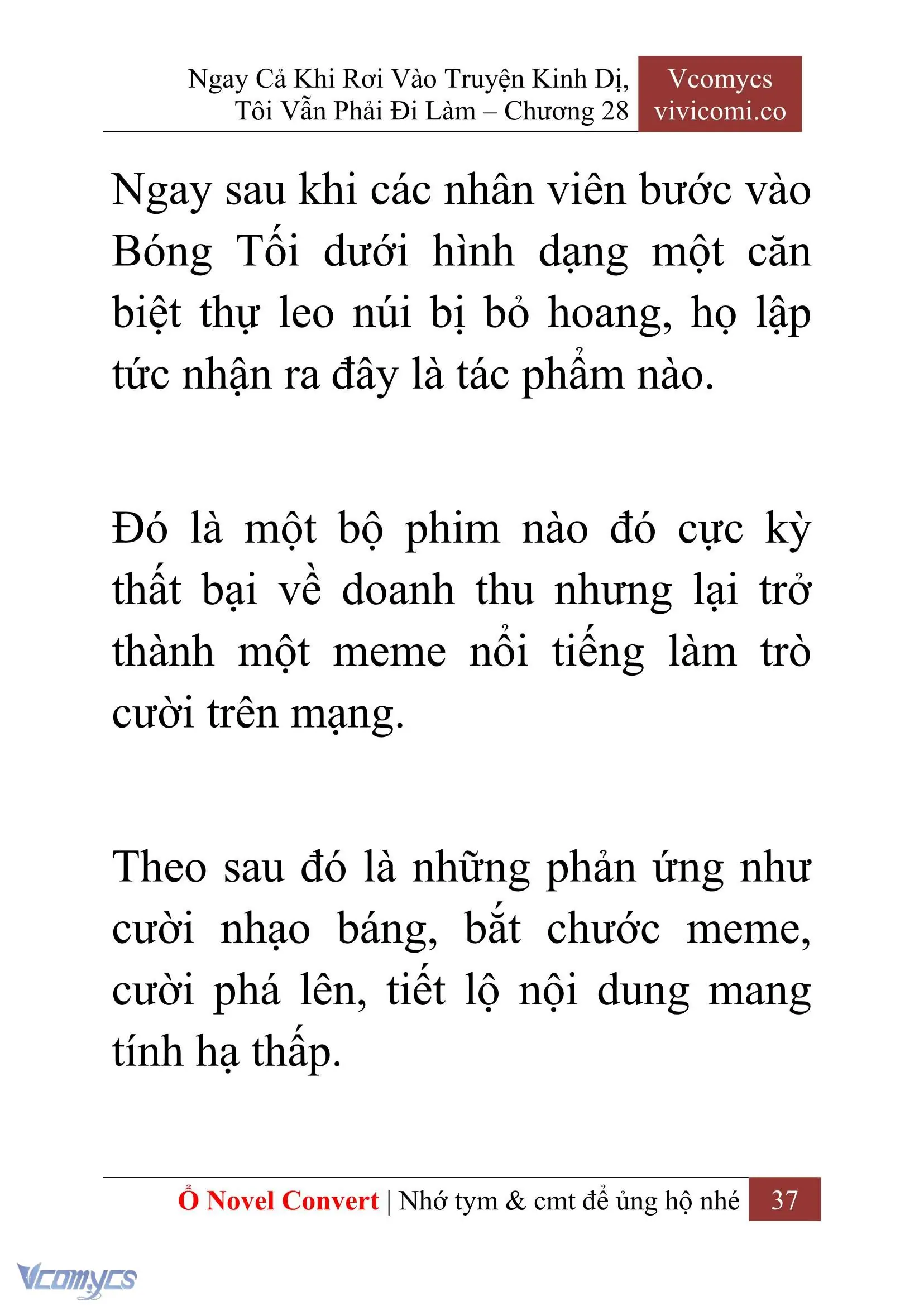 [Novel] Ngay Cả Khi Rơi Vào Truyện Kinh Dị, Tôi Vẫn Phải Đi Làm Chapter 28 - Trang 40
