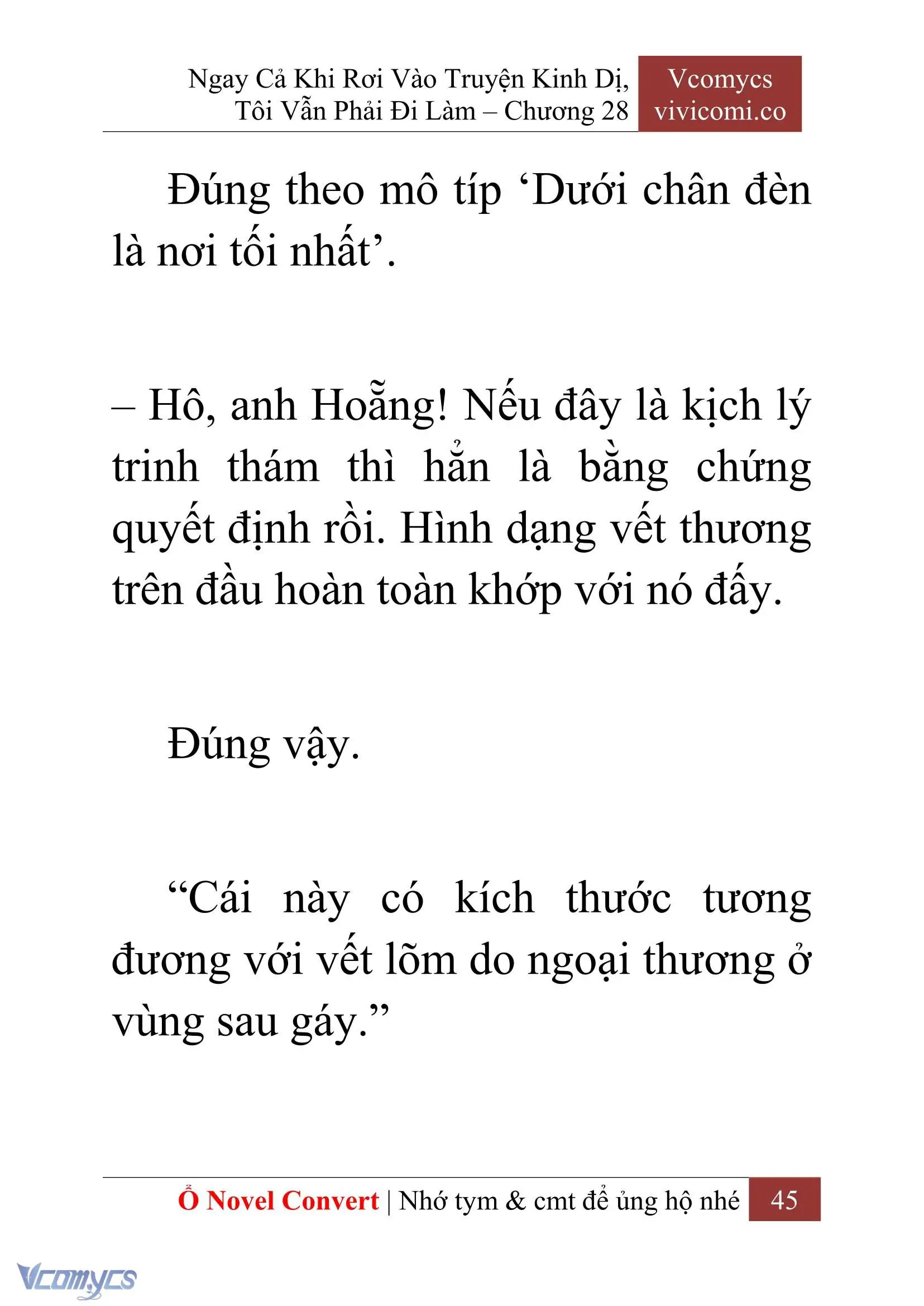 [Novel] Ngay Cả Khi Rơi Vào Truyện Kinh Dị, Tôi Vẫn Phải Đi Làm Chapter 28 - Trang 48