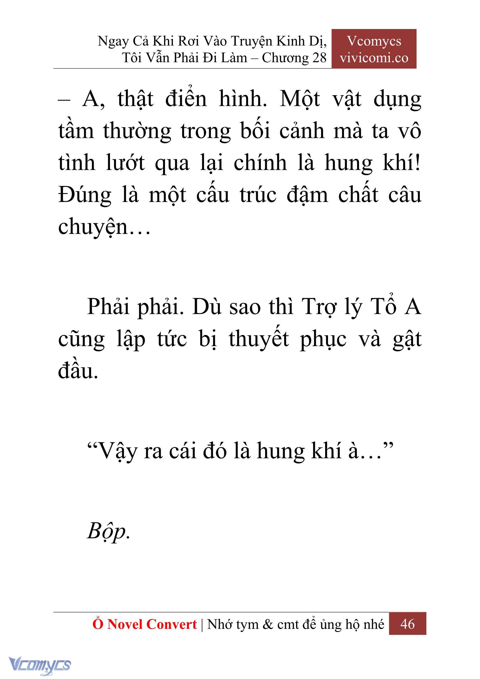 [Novel] Ngay Cả Khi Rơi Vào Truyện Kinh Dị, Tôi Vẫn Phải Đi Làm Chapter 28 - Trang 49