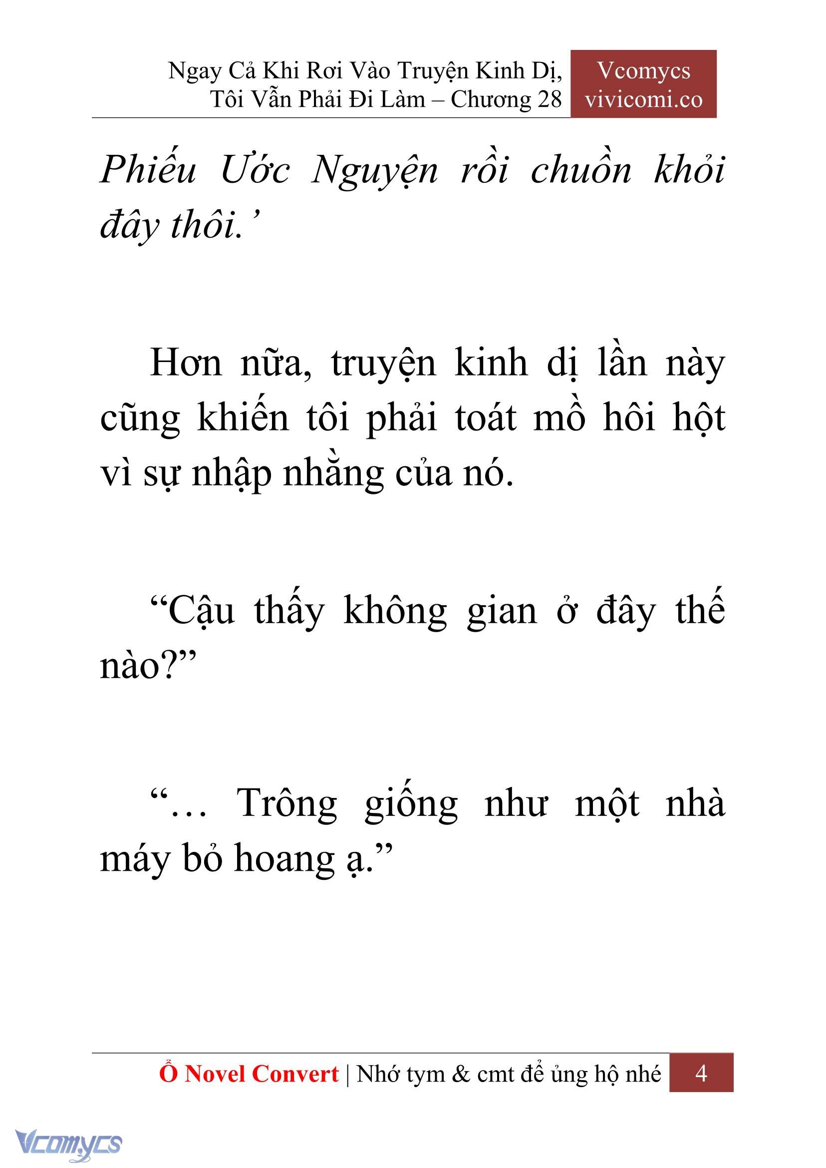 [Novel] Ngay Cả Khi Rơi Vào Truyện Kinh Dị, Tôi Vẫn Phải Đi Làm Chapter 28 - Trang 7
