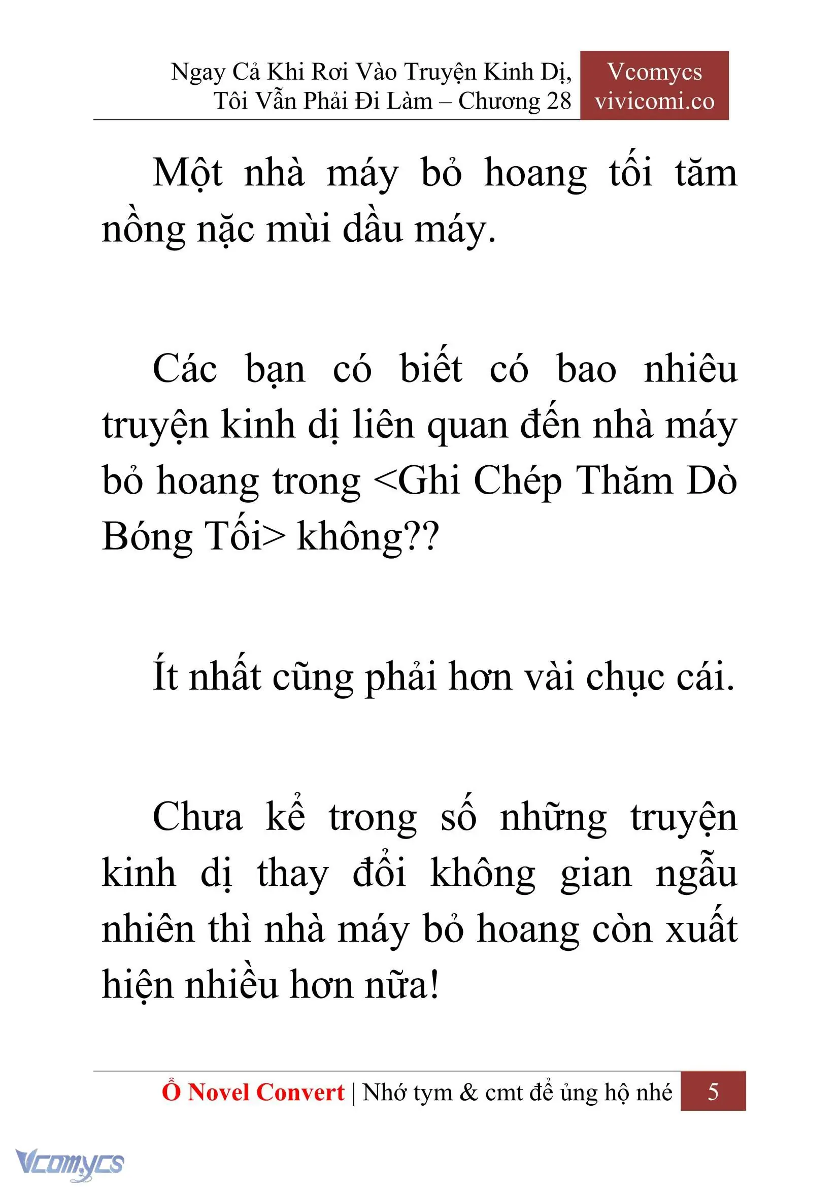 [Novel] Ngay Cả Khi Rơi Vào Truyện Kinh Dị, Tôi Vẫn Phải Đi Làm Chapter 28 - Trang 8