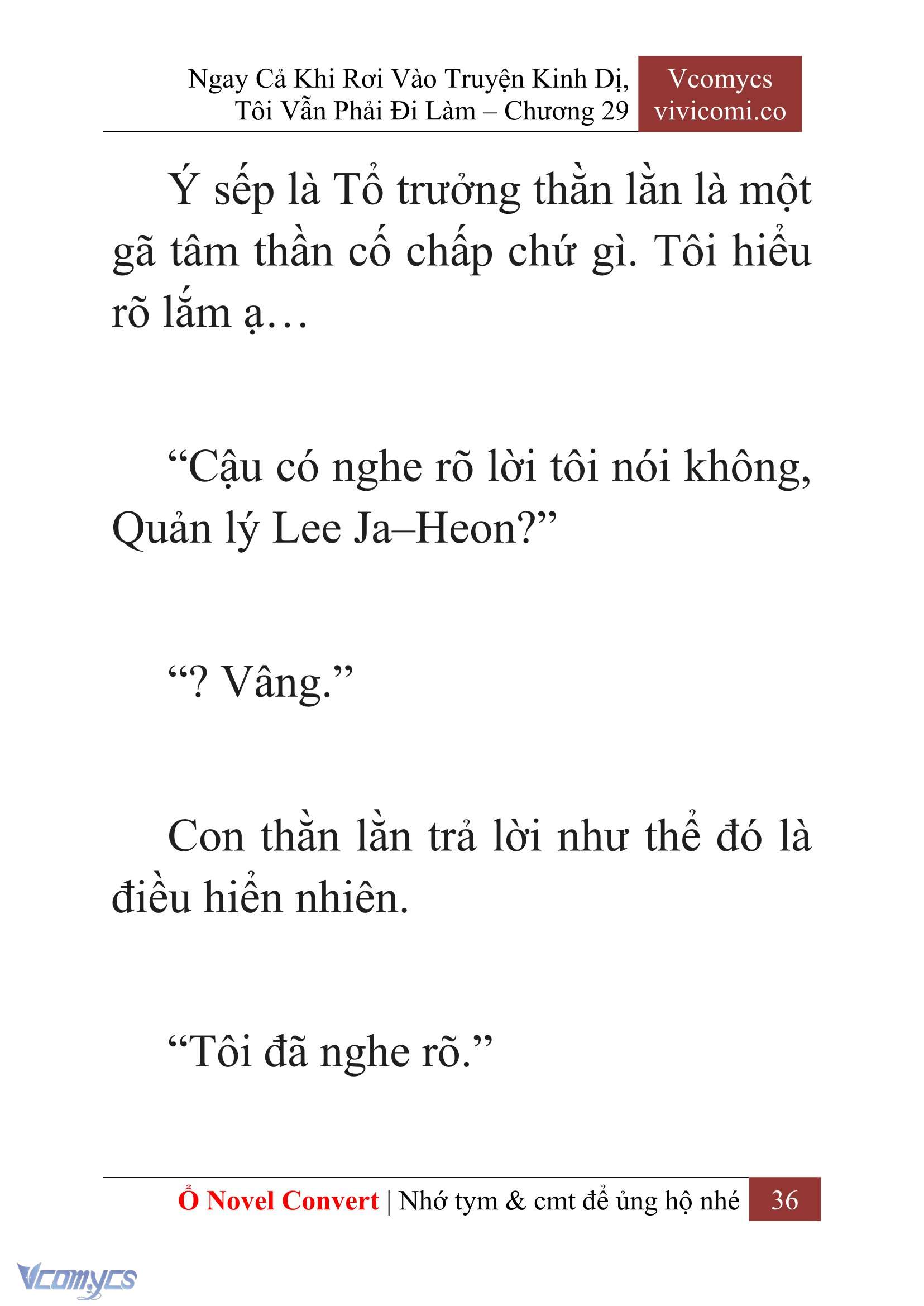 [Novel] Ngay Cả Khi Rơi Vào Truyện Kinh Dị, Tôi Vẫn Phải Đi Làm Chapter 29 - Trang 39