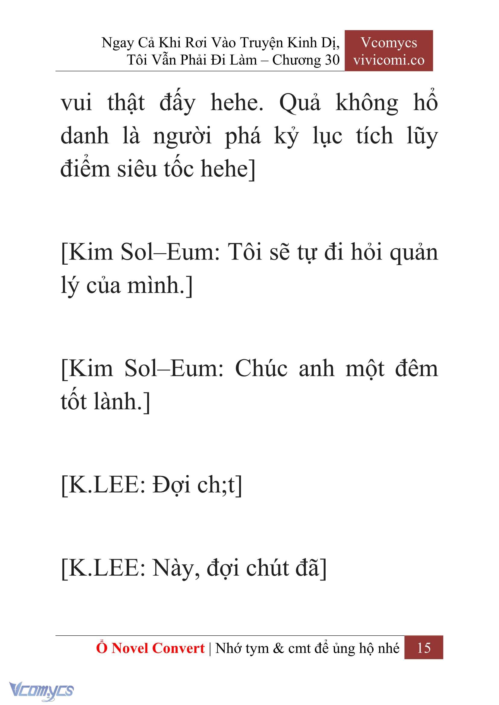 [Novel] Ngay Cả Khi Rơi Vào Truyện Kinh Dị, Tôi Vẫn Phải Đi Làm Chapter 30 - Trang 18