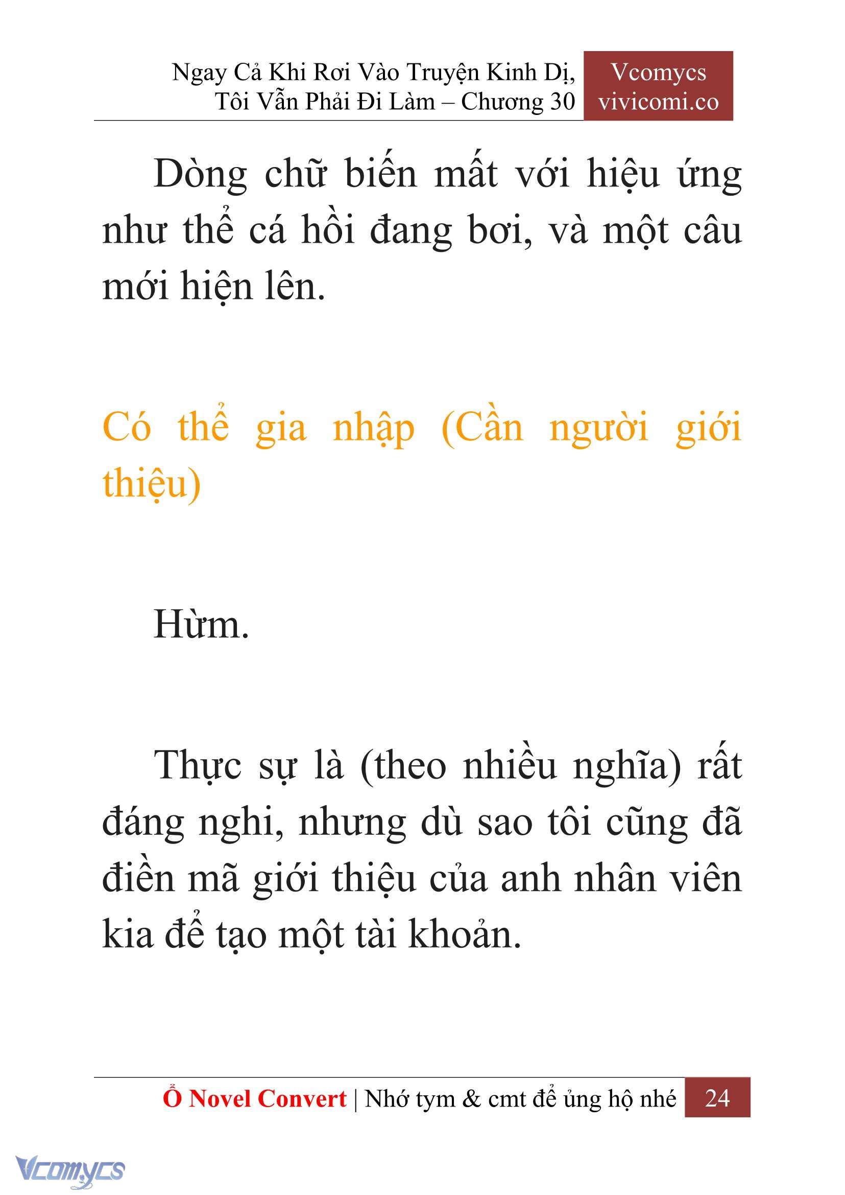 [Novel] Ngay Cả Khi Rơi Vào Truyện Kinh Dị, Tôi Vẫn Phải Đi Làm Chapter 30 - Trang 27