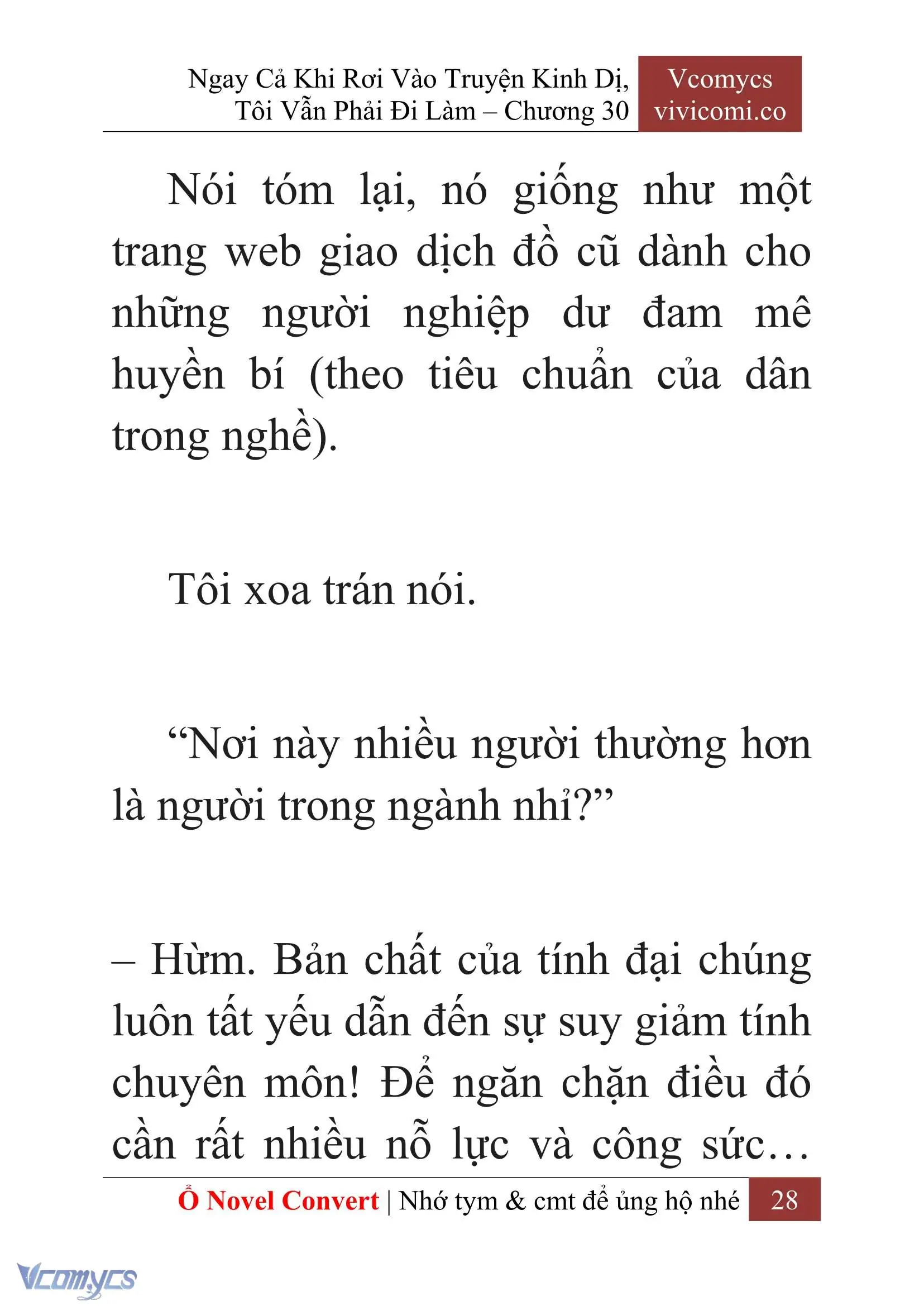 [Novel] Ngay Cả Khi Rơi Vào Truyện Kinh Dị, Tôi Vẫn Phải Đi Làm Chapter 30 - Trang 31