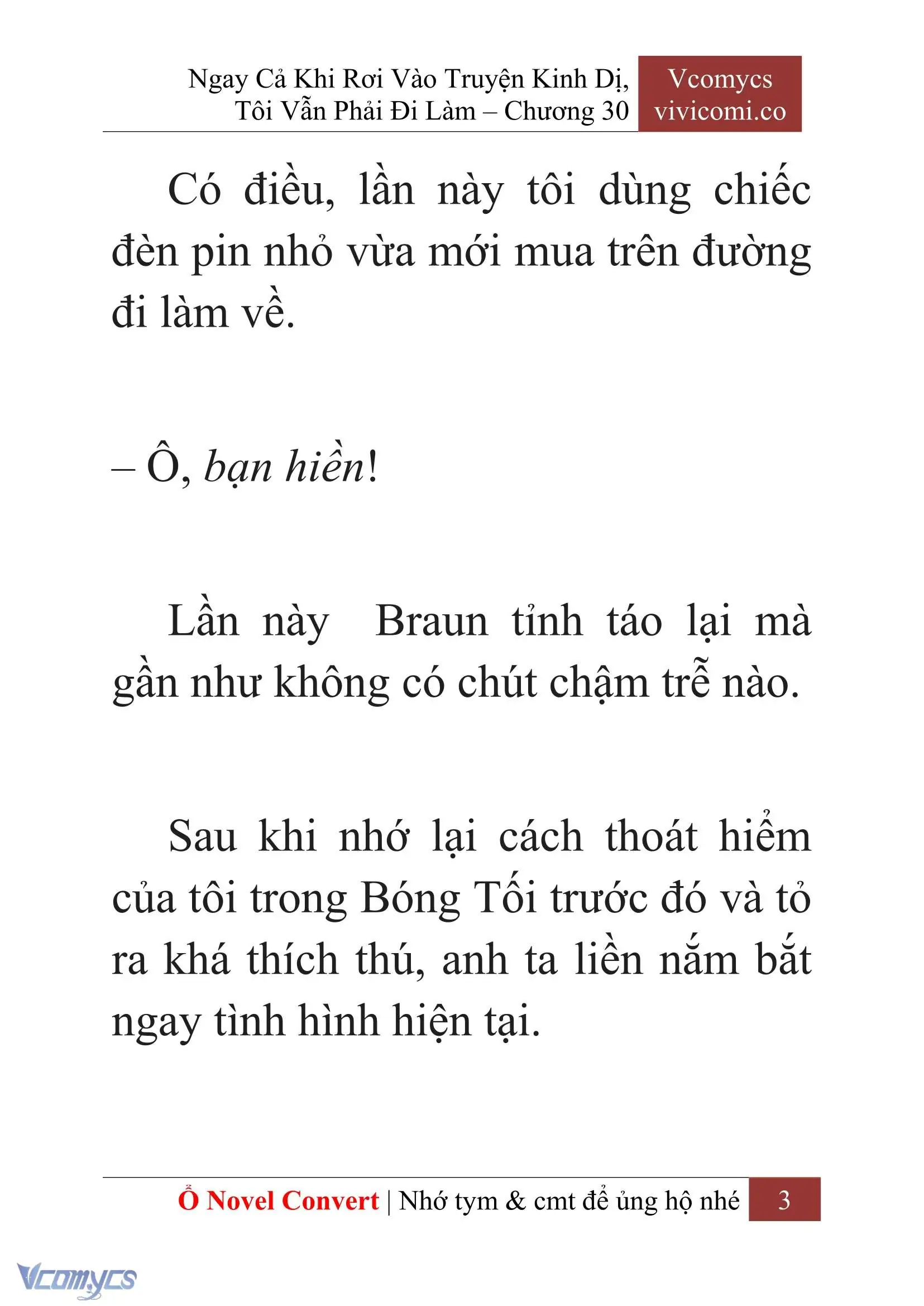 [Novel] Ngay Cả Khi Rơi Vào Truyện Kinh Dị, Tôi Vẫn Phải Đi Làm Chapter 30 - Trang 6