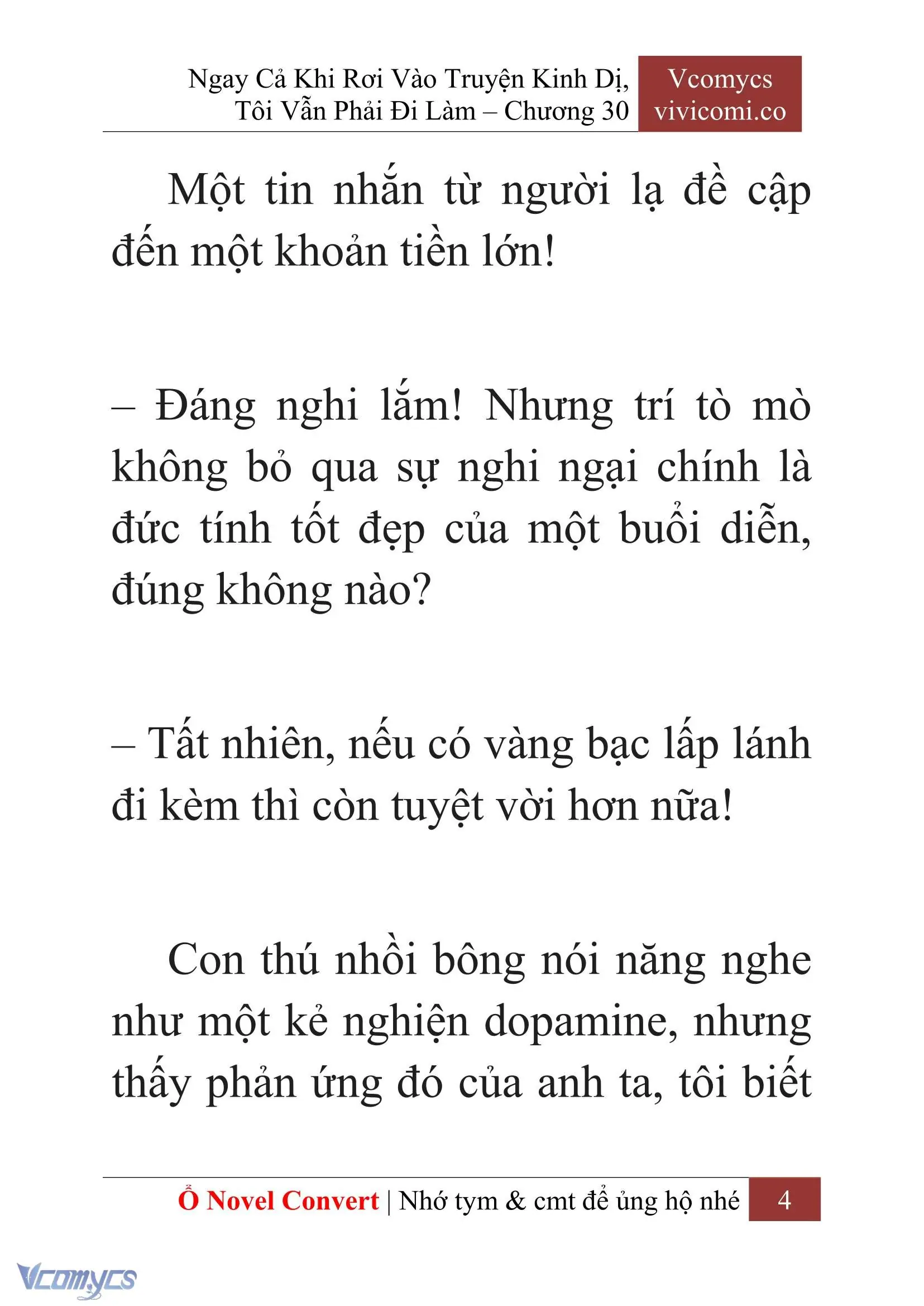 [Novel] Ngay Cả Khi Rơi Vào Truyện Kinh Dị, Tôi Vẫn Phải Đi Làm Chapter 30 - Trang 7