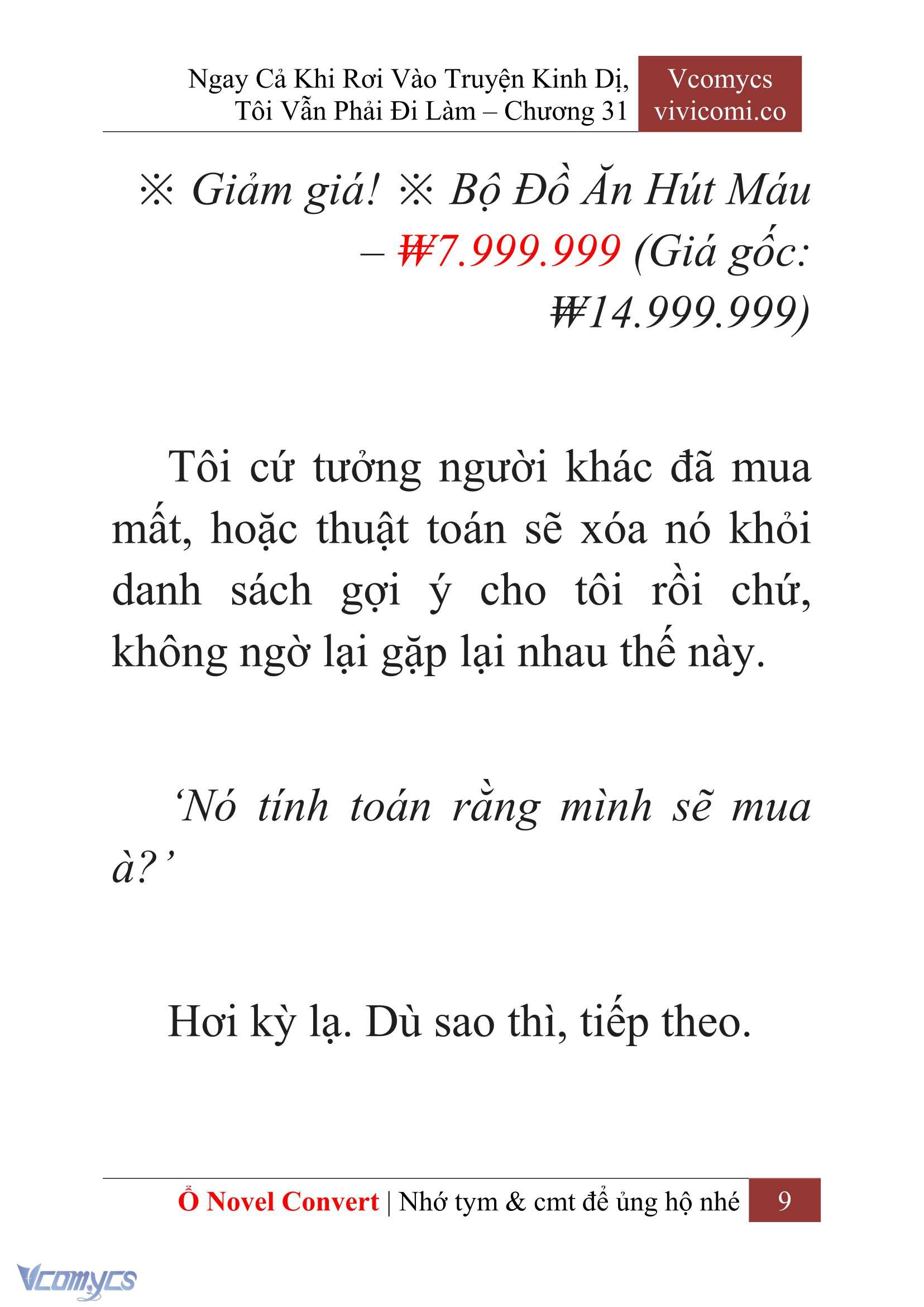 [Novel] Ngay Cả Khi Rơi Vào Truyện Kinh Dị, Tôi Vẫn Phải Đi Làm Chapter 31 - Trang 12
