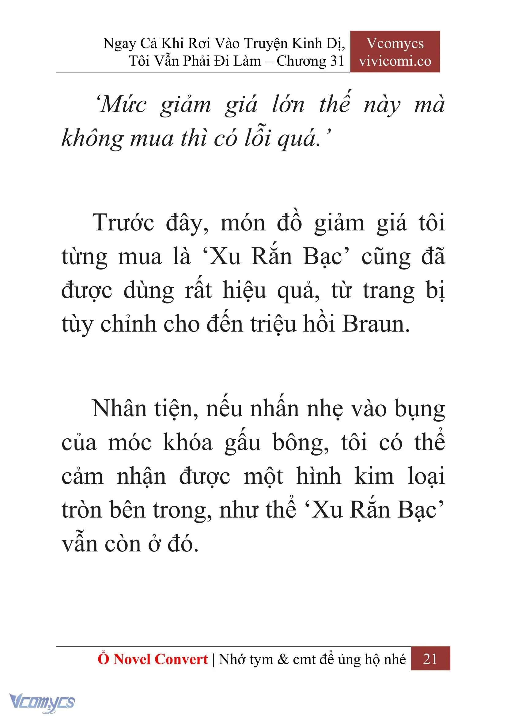[Novel] Ngay Cả Khi Rơi Vào Truyện Kinh Dị, Tôi Vẫn Phải Đi Làm Chapter 31 - Trang 24