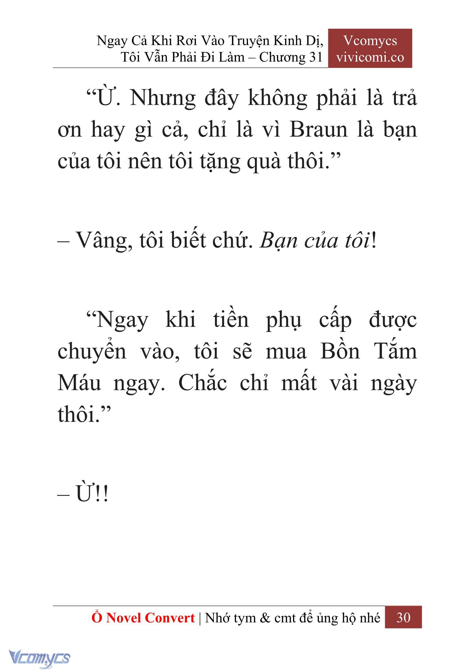 [Novel] Ngay Cả Khi Rơi Vào Truyện Kinh Dị, Tôi Vẫn Phải Đi Làm Chapter 31 - Trang 33