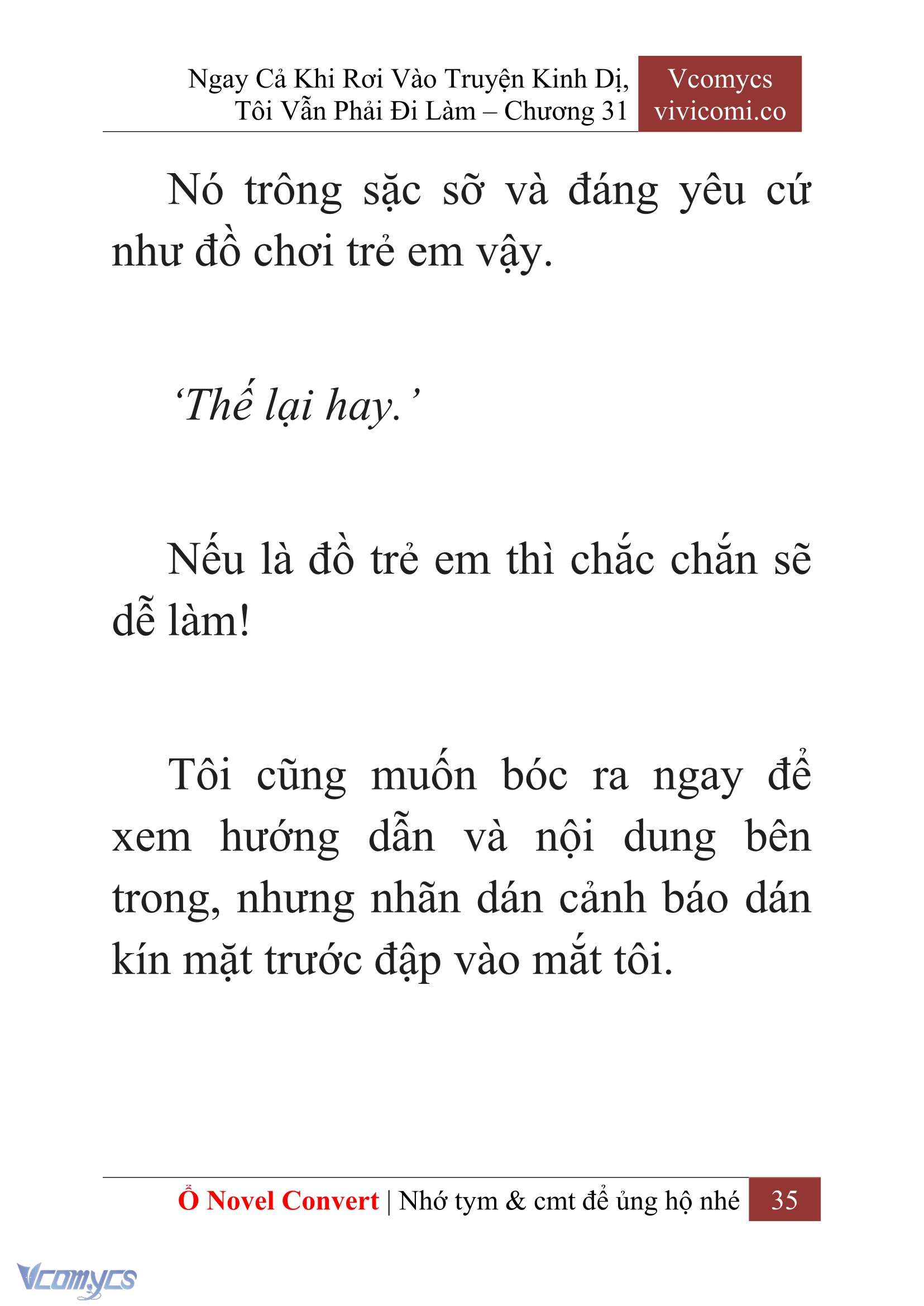 [Novel] Ngay Cả Khi Rơi Vào Truyện Kinh Dị, Tôi Vẫn Phải Đi Làm Chapter 31 - Trang 38