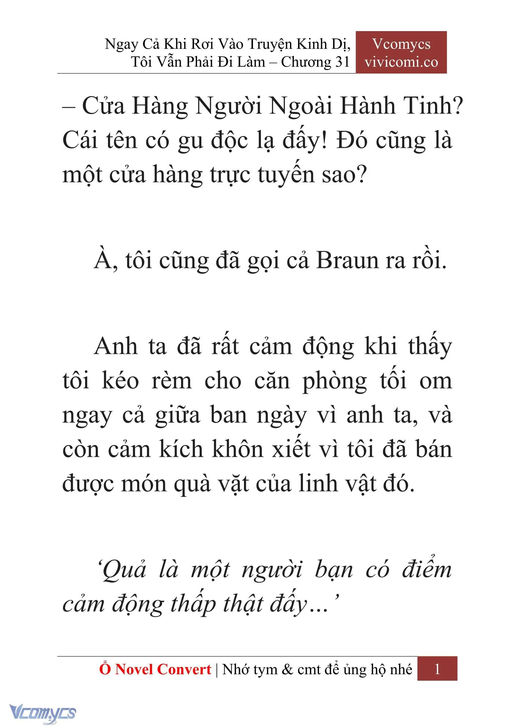 [Novel] Ngay Cả Khi Rơi Vào Truyện Kinh Dị, Tôi Vẫn Phải Đi Làm Chapter 31 - Trang 4