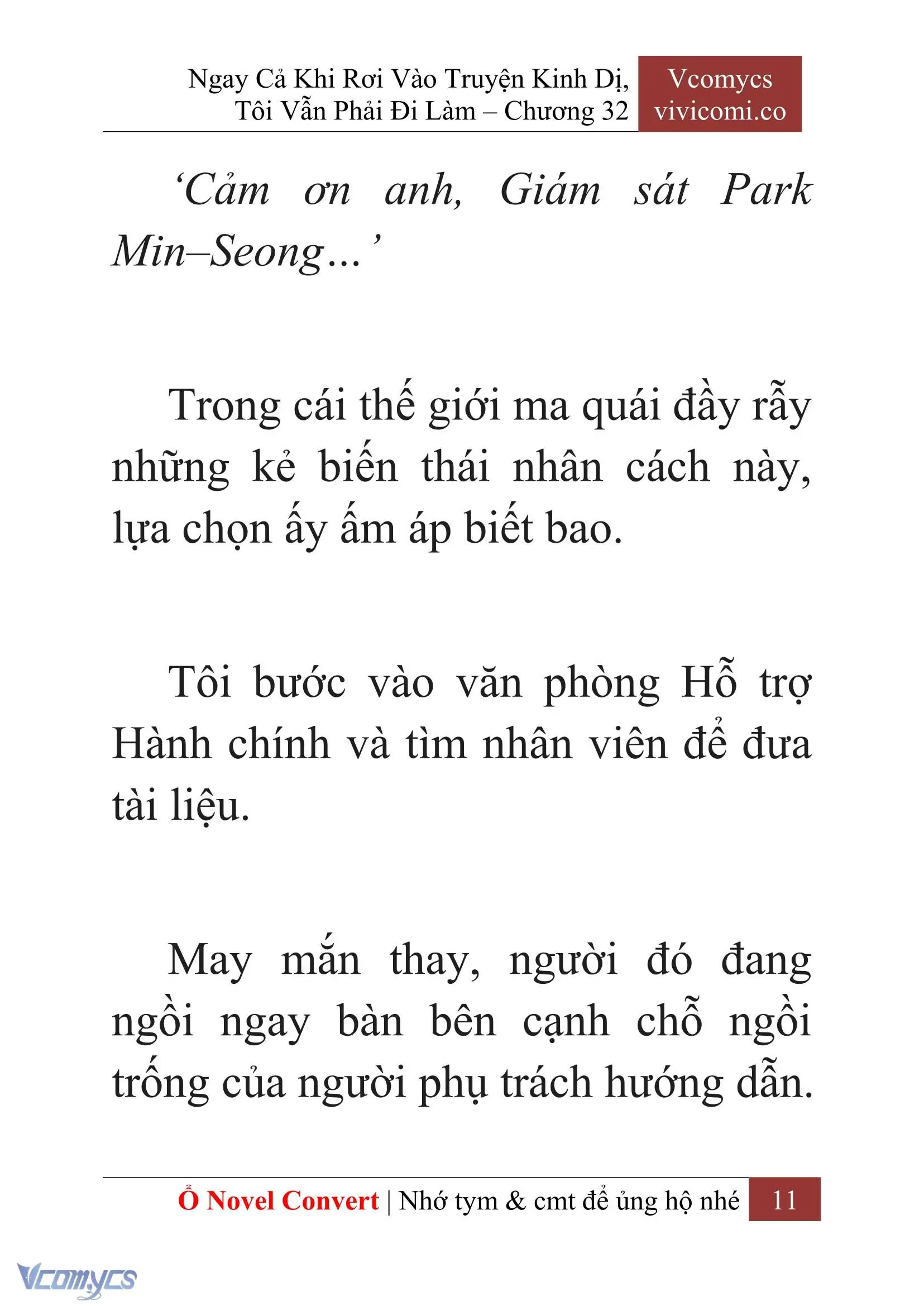 [Novel] Ngay Cả Khi Rơi Vào Truyện Kinh Dị, Tôi Vẫn Phải Đi Làm Chapter 32 - Trang 14