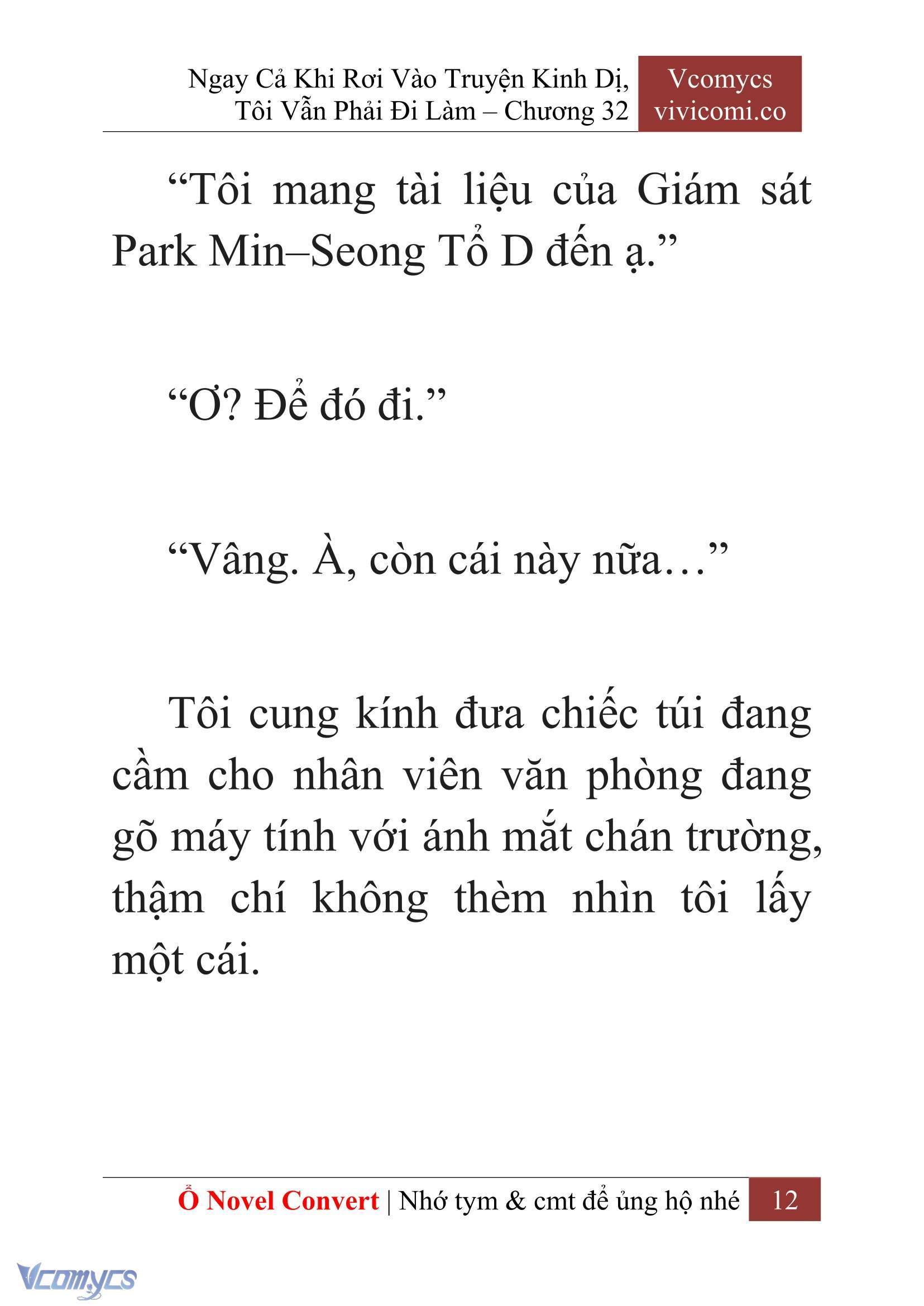 [Novel] Ngay Cả Khi Rơi Vào Truyện Kinh Dị, Tôi Vẫn Phải Đi Làm Chapter 32 - Trang 15