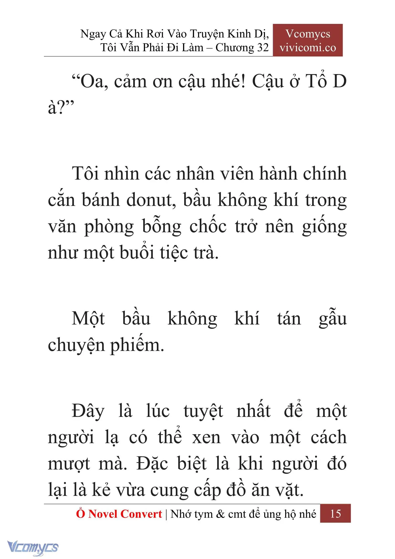 [Novel] Ngay Cả Khi Rơi Vào Truyện Kinh Dị, Tôi Vẫn Phải Đi Làm Chapter 32 - Trang 18