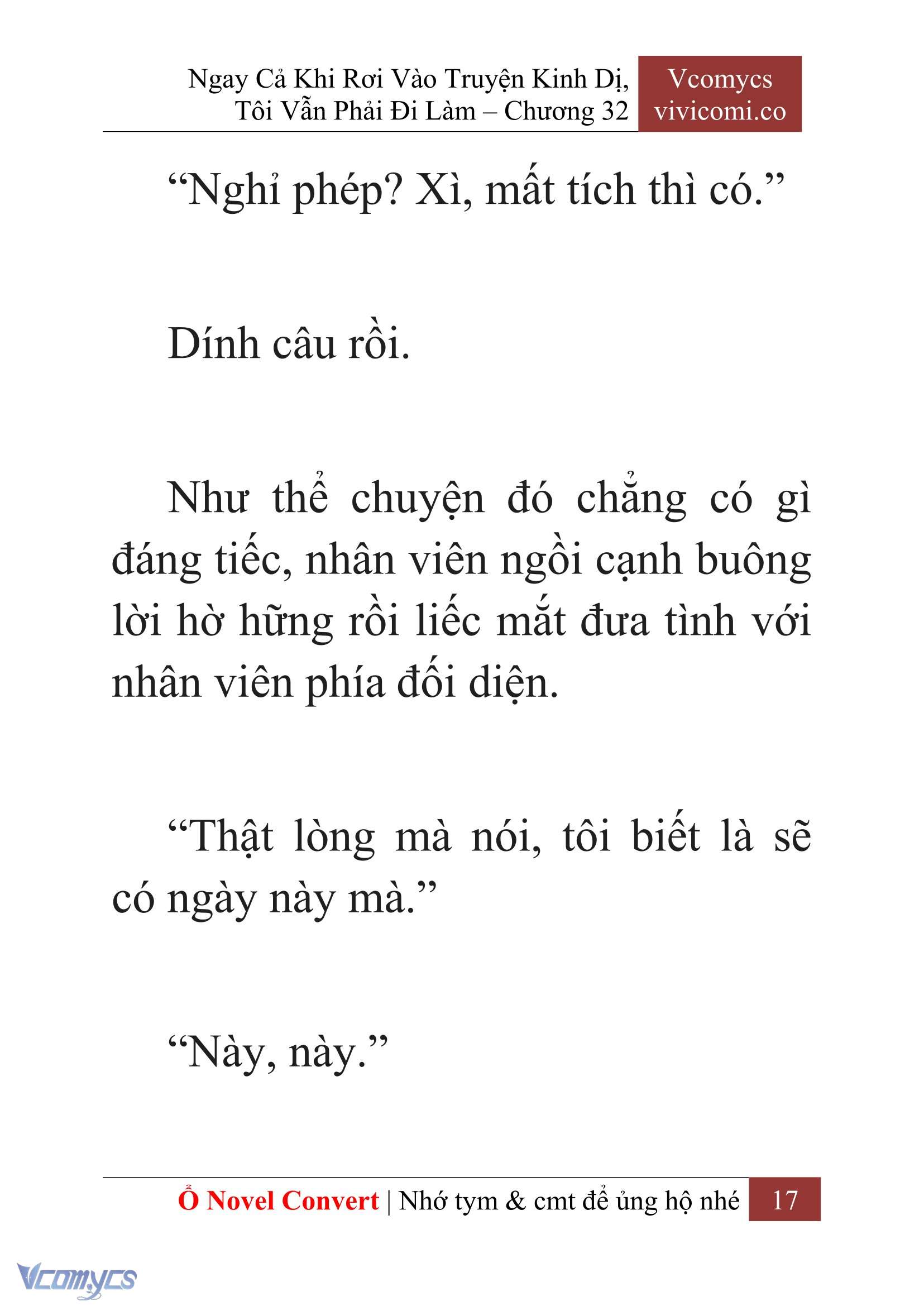 [Novel] Ngay Cả Khi Rơi Vào Truyện Kinh Dị, Tôi Vẫn Phải Đi Làm Chapter 32 - Trang 20