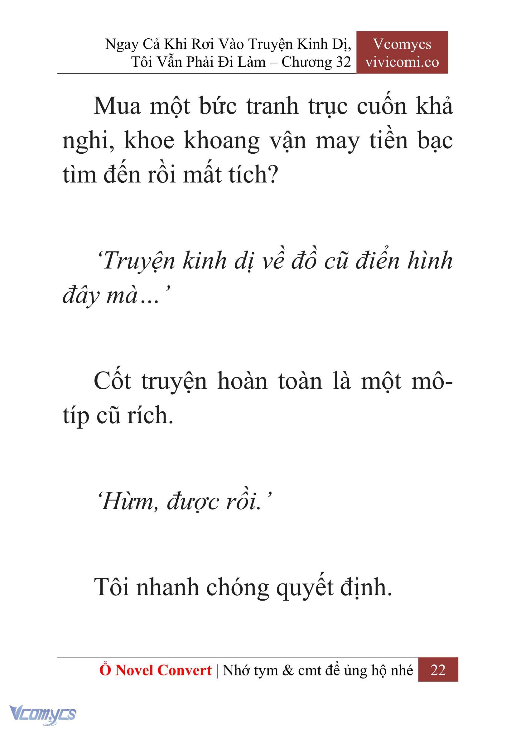 [Novel] Ngay Cả Khi Rơi Vào Truyện Kinh Dị, Tôi Vẫn Phải Đi Làm Chapter 32 - Trang 25