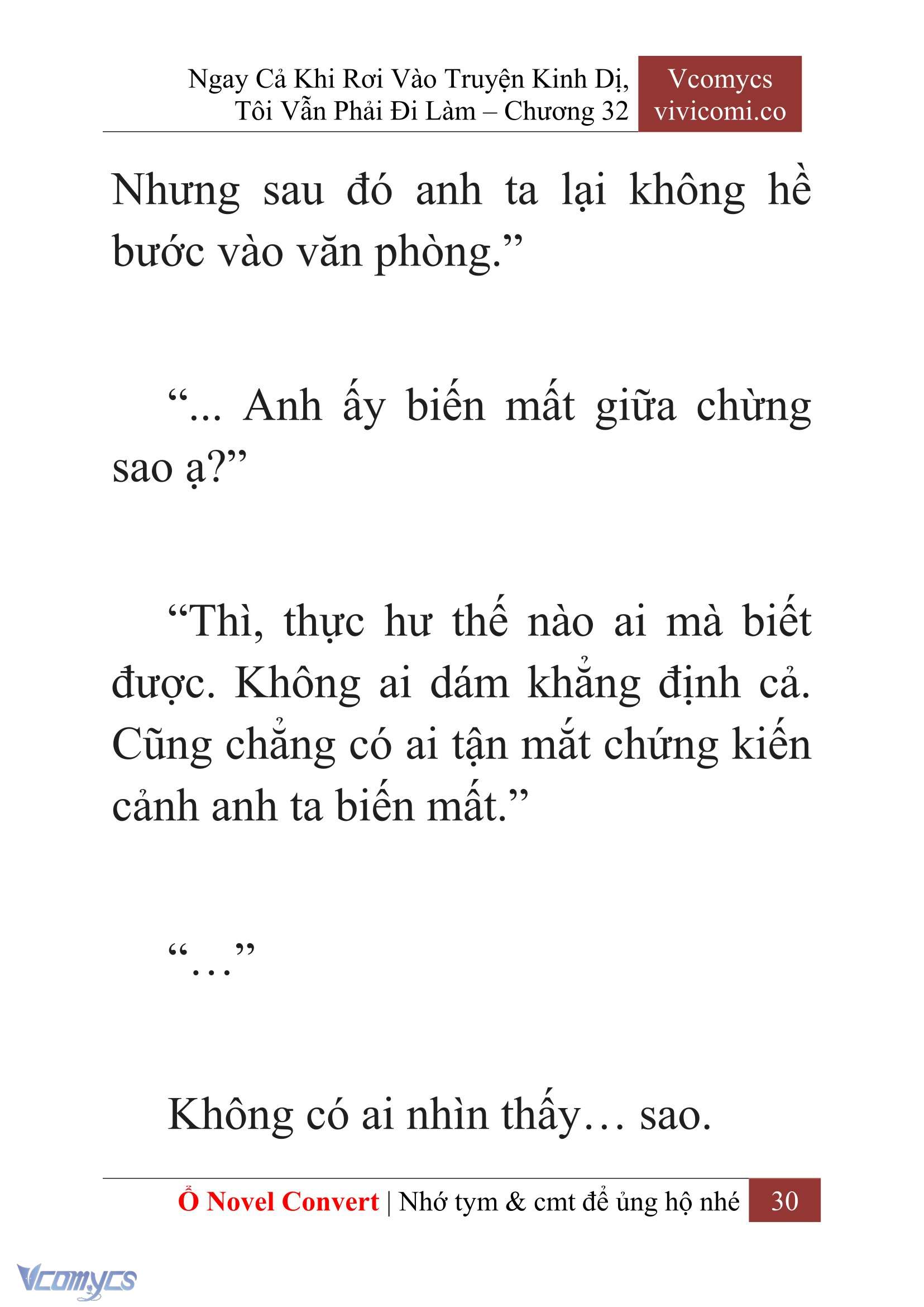 [Novel] Ngay Cả Khi Rơi Vào Truyện Kinh Dị, Tôi Vẫn Phải Đi Làm Chapter 32 - Trang 33