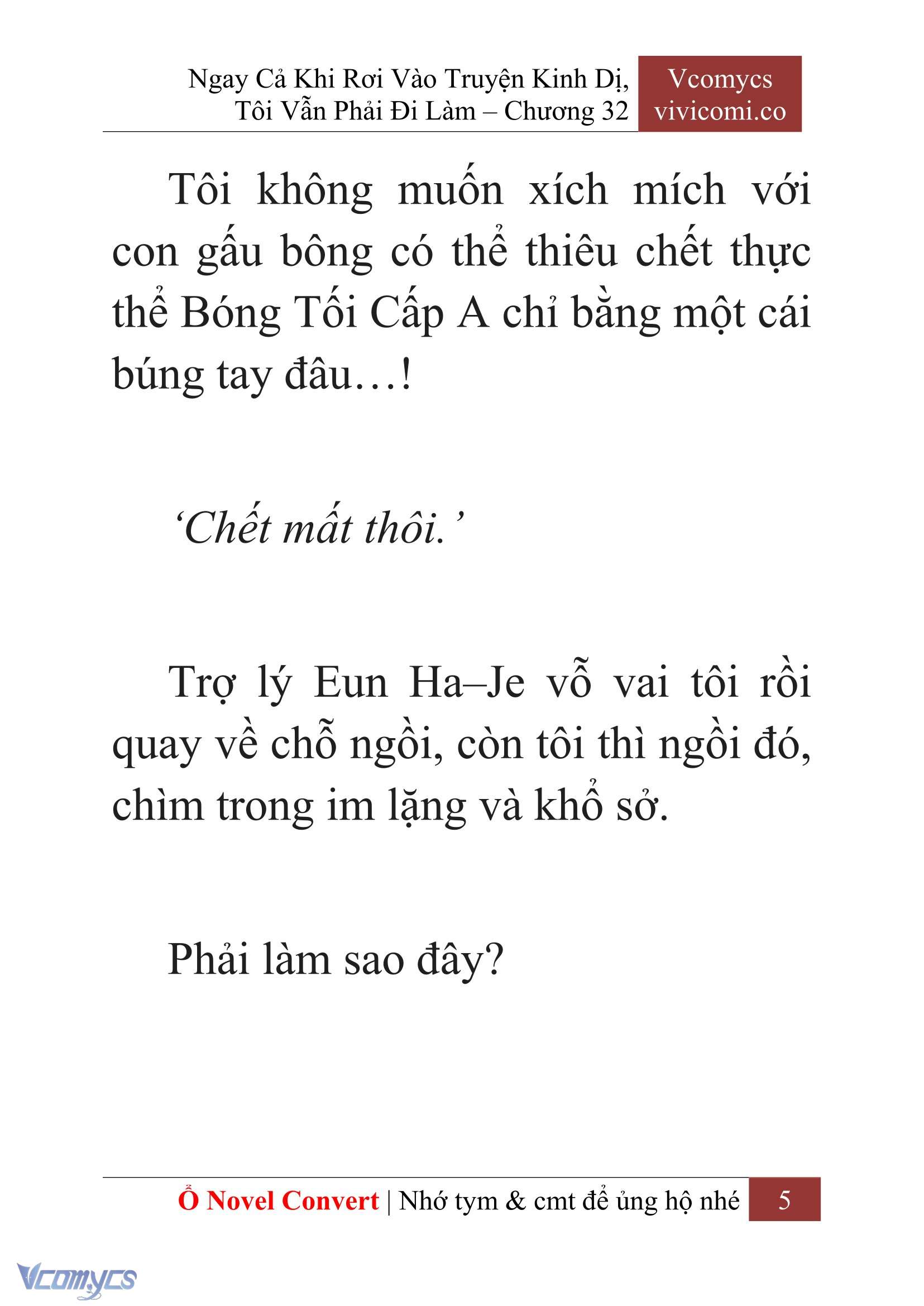 [Novel] Ngay Cả Khi Rơi Vào Truyện Kinh Dị, Tôi Vẫn Phải Đi Làm Chapter 32 - Trang 8