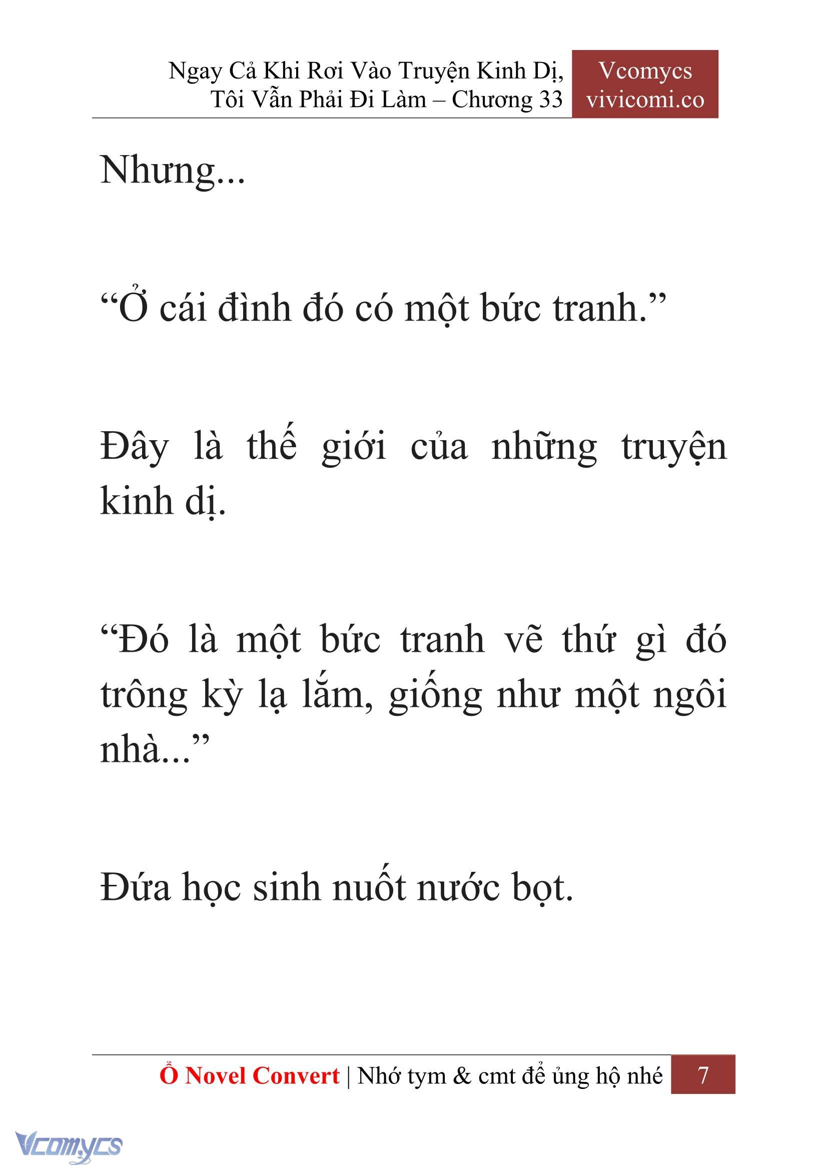 [Novel] Ngay Cả Khi Rơi Vào Truyện Kinh Dị, Tôi Vẫn Phải Đi Làm Chapter 33 - Trang 10