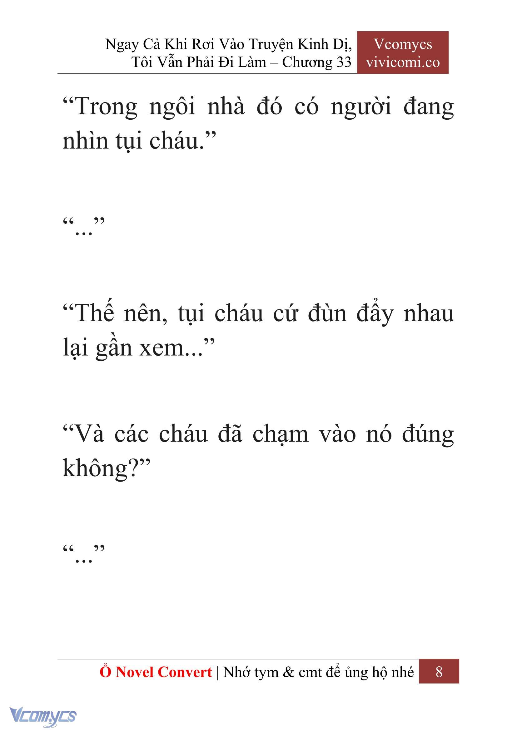 [Novel] Ngay Cả Khi Rơi Vào Truyện Kinh Dị, Tôi Vẫn Phải Đi Làm Chapter 33 - Trang 11
