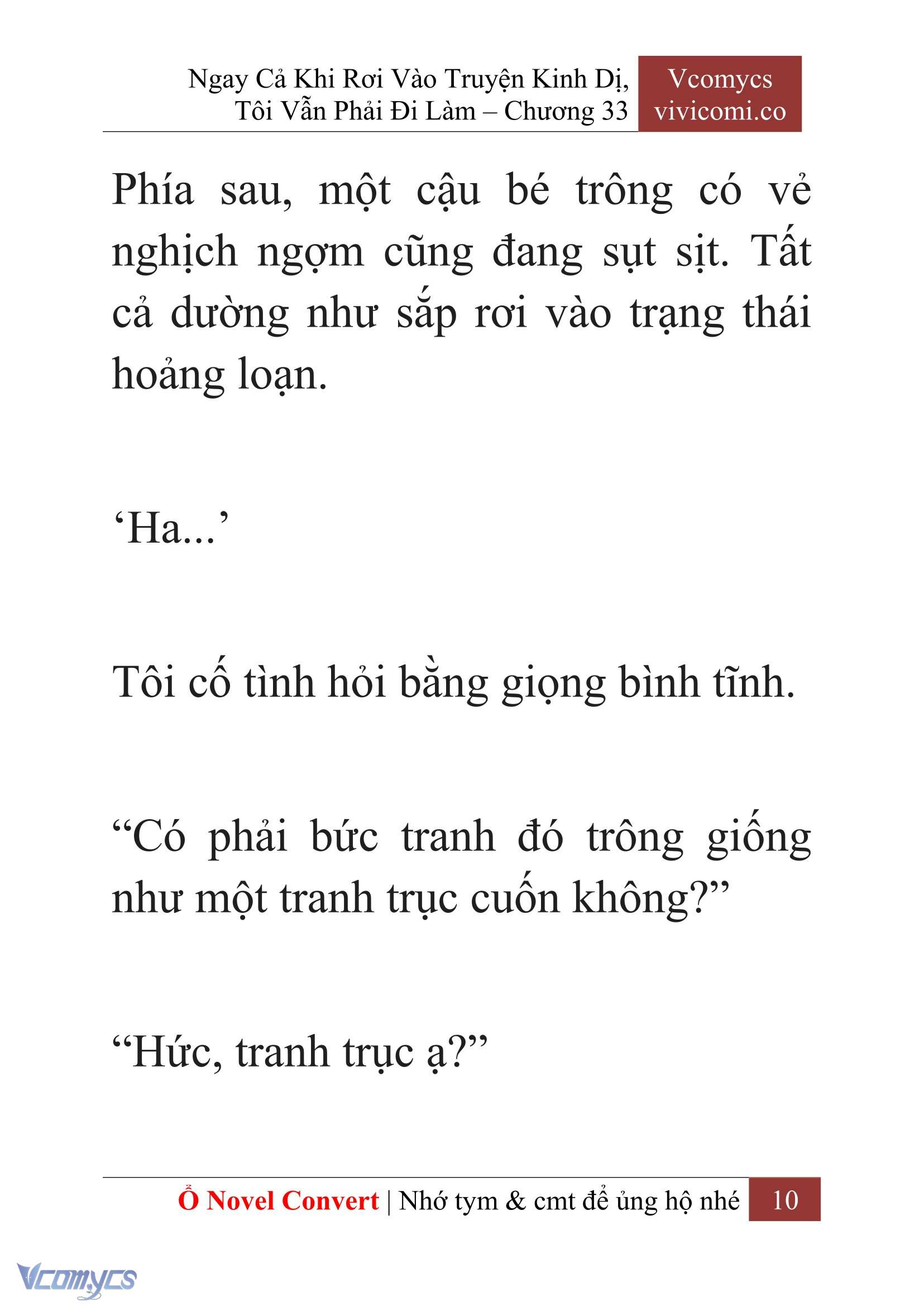 [Novel] Ngay Cả Khi Rơi Vào Truyện Kinh Dị, Tôi Vẫn Phải Đi Làm Chapter 33 - Trang 13