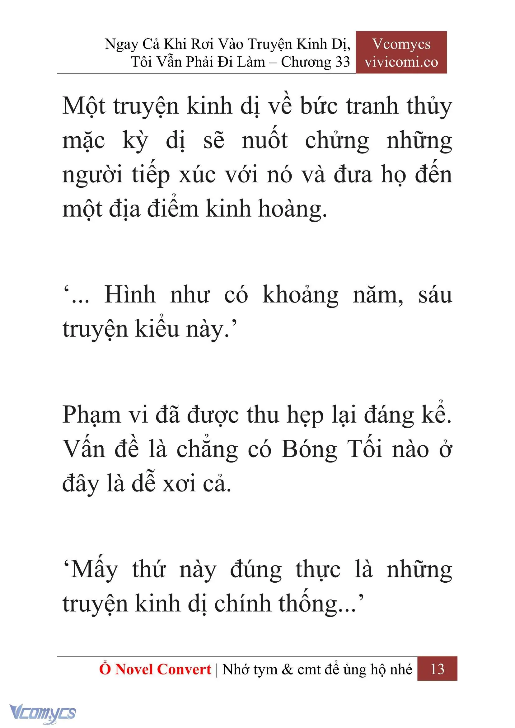 [Novel] Ngay Cả Khi Rơi Vào Truyện Kinh Dị, Tôi Vẫn Phải Đi Làm Chapter 33 - Trang 16