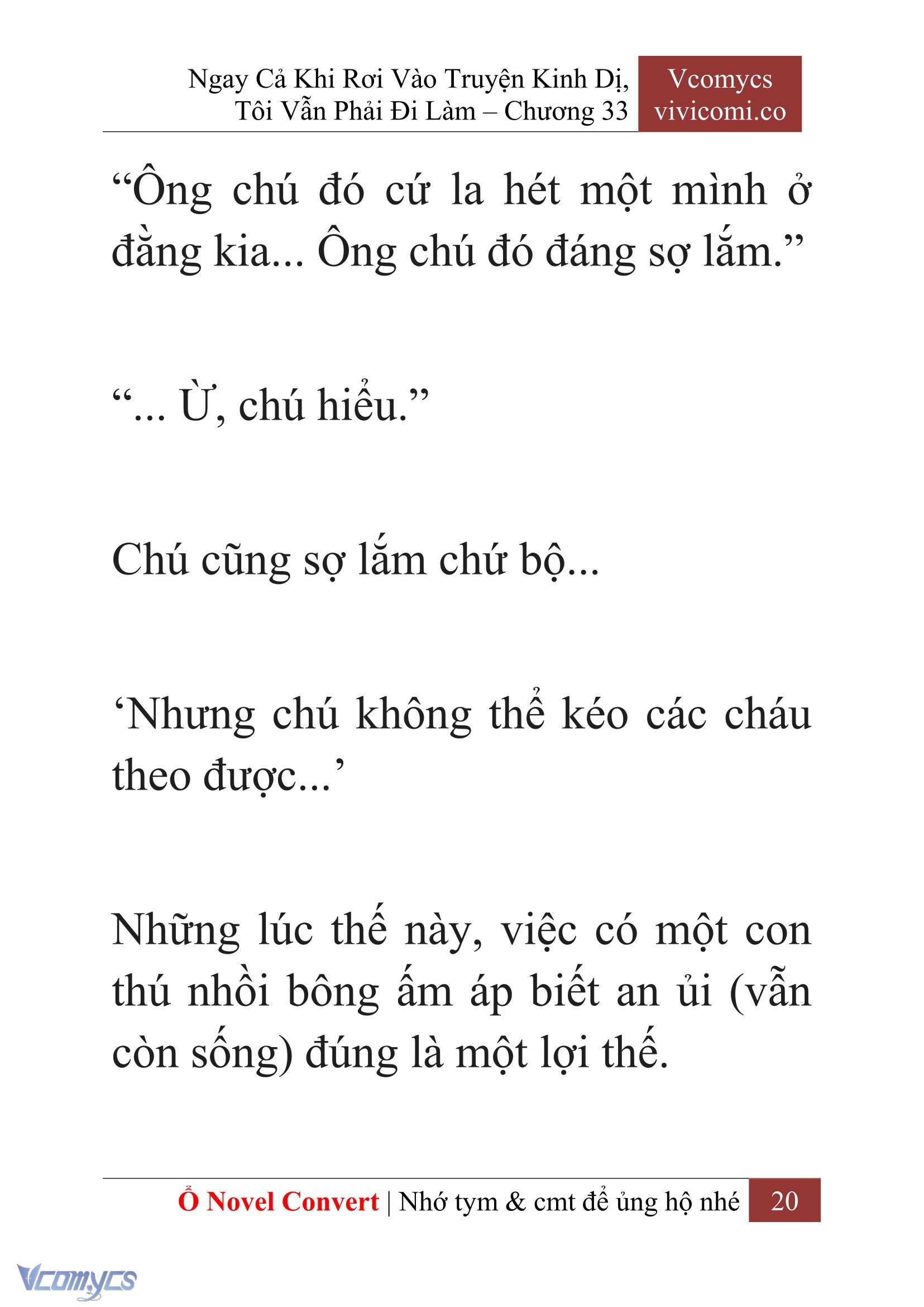 [Novel] Ngay Cả Khi Rơi Vào Truyện Kinh Dị, Tôi Vẫn Phải Đi Làm Chapter 33 - Trang 23