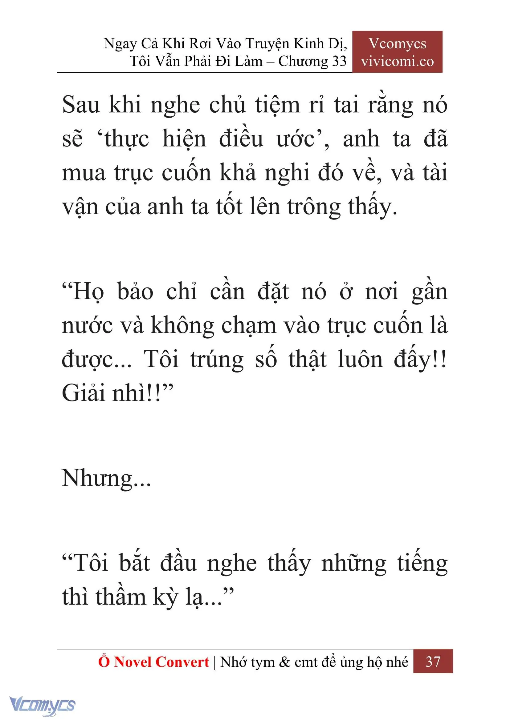 [Novel] Ngay Cả Khi Rơi Vào Truyện Kinh Dị, Tôi Vẫn Phải Đi Làm Chapter 33 - Trang 40