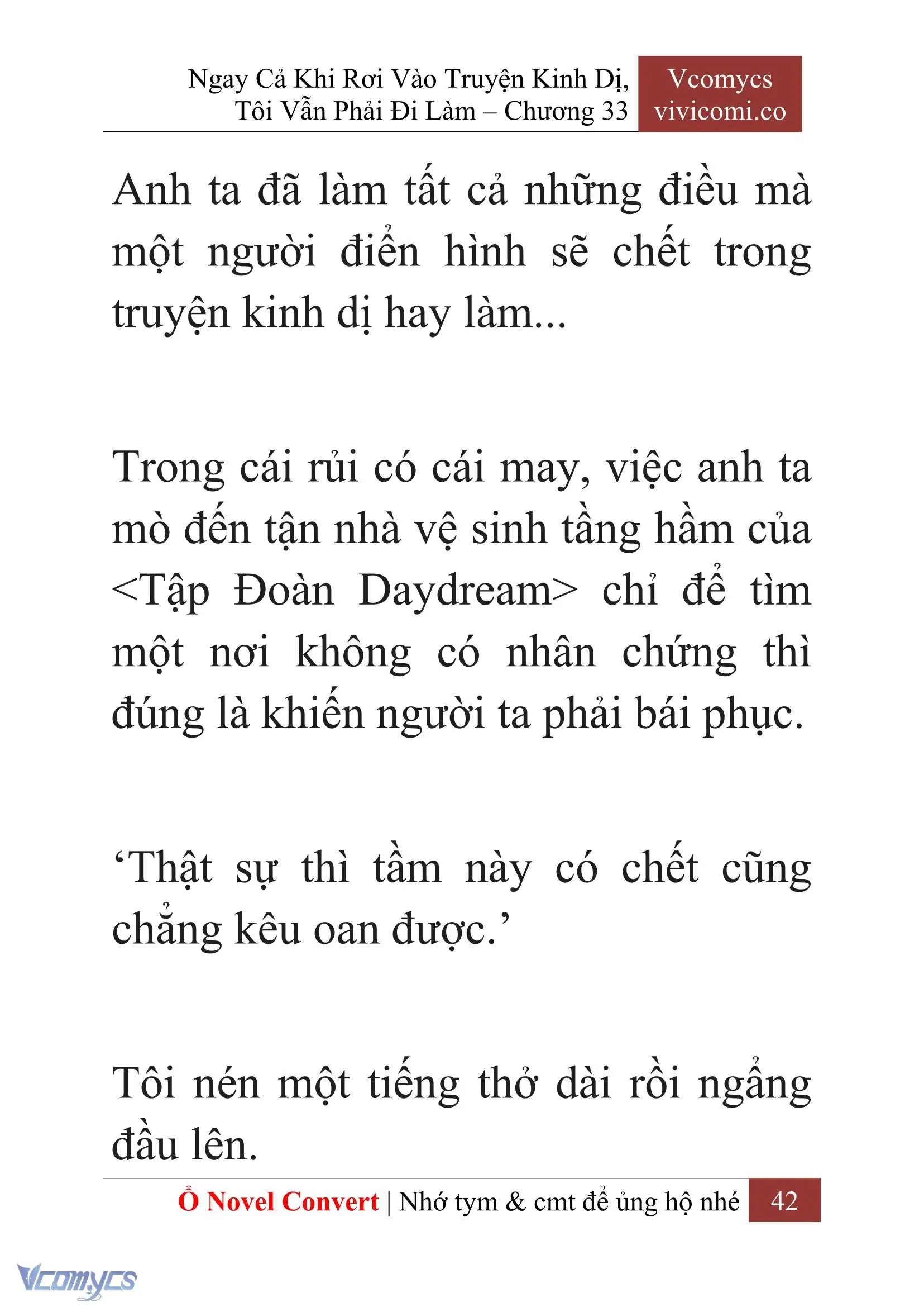 [Novel] Ngay Cả Khi Rơi Vào Truyện Kinh Dị, Tôi Vẫn Phải Đi Làm Chapter 33 - Trang 45