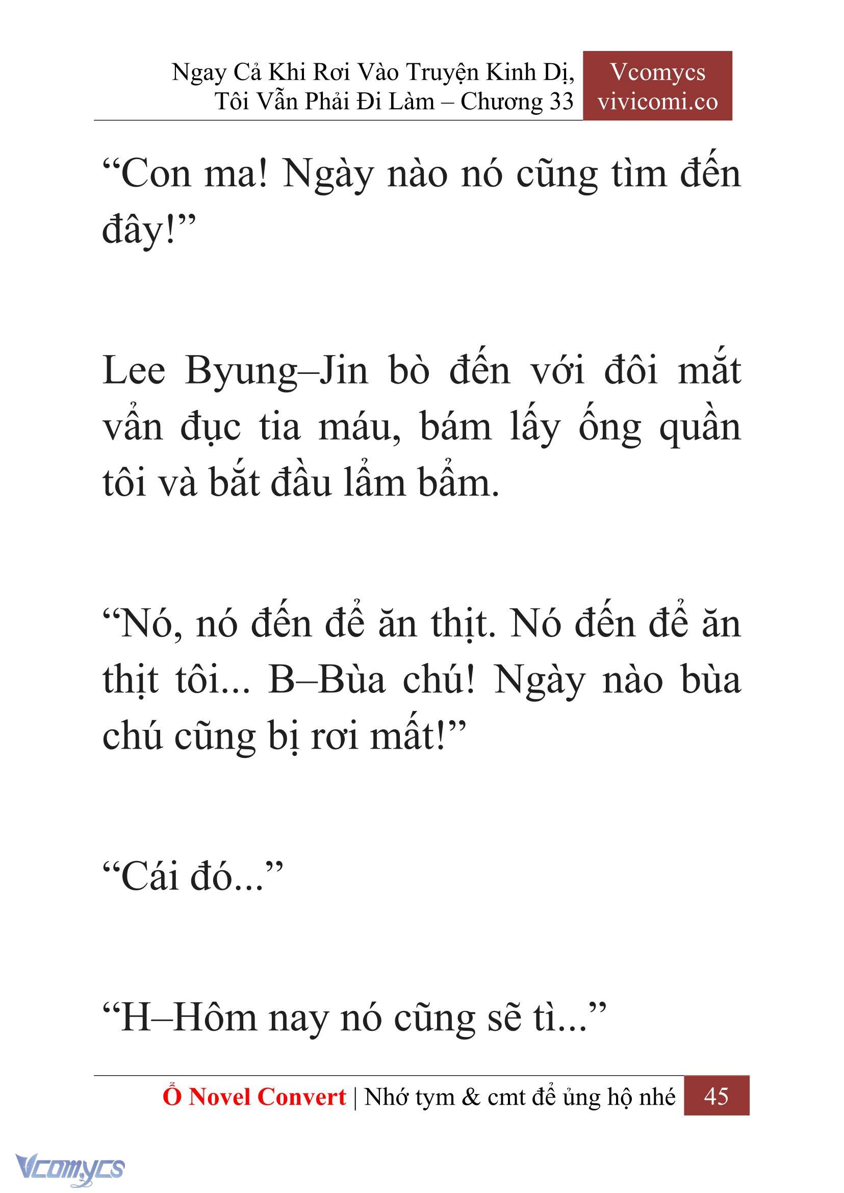 [Novel] Ngay Cả Khi Rơi Vào Truyện Kinh Dị, Tôi Vẫn Phải Đi Làm Chapter 33 - Trang 48